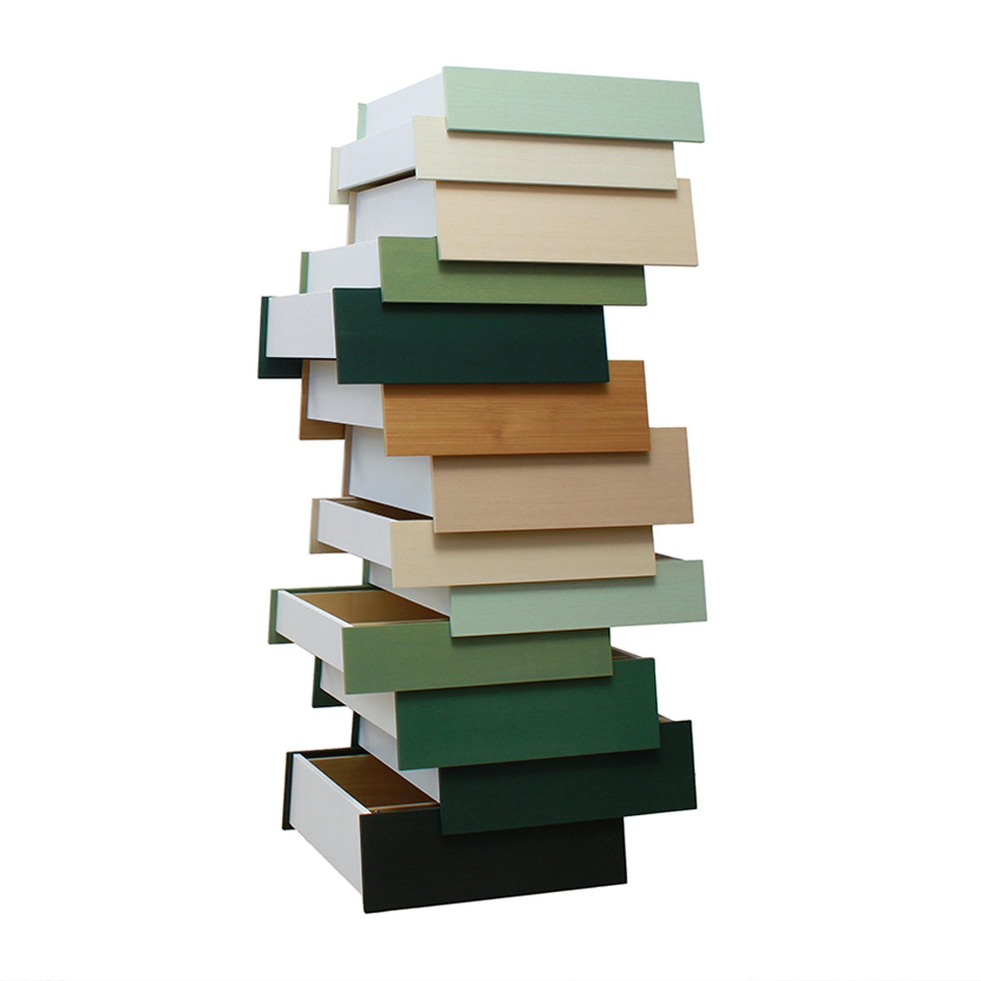 Established & Sons Stackbyrå med 13 Lådor, Salvia