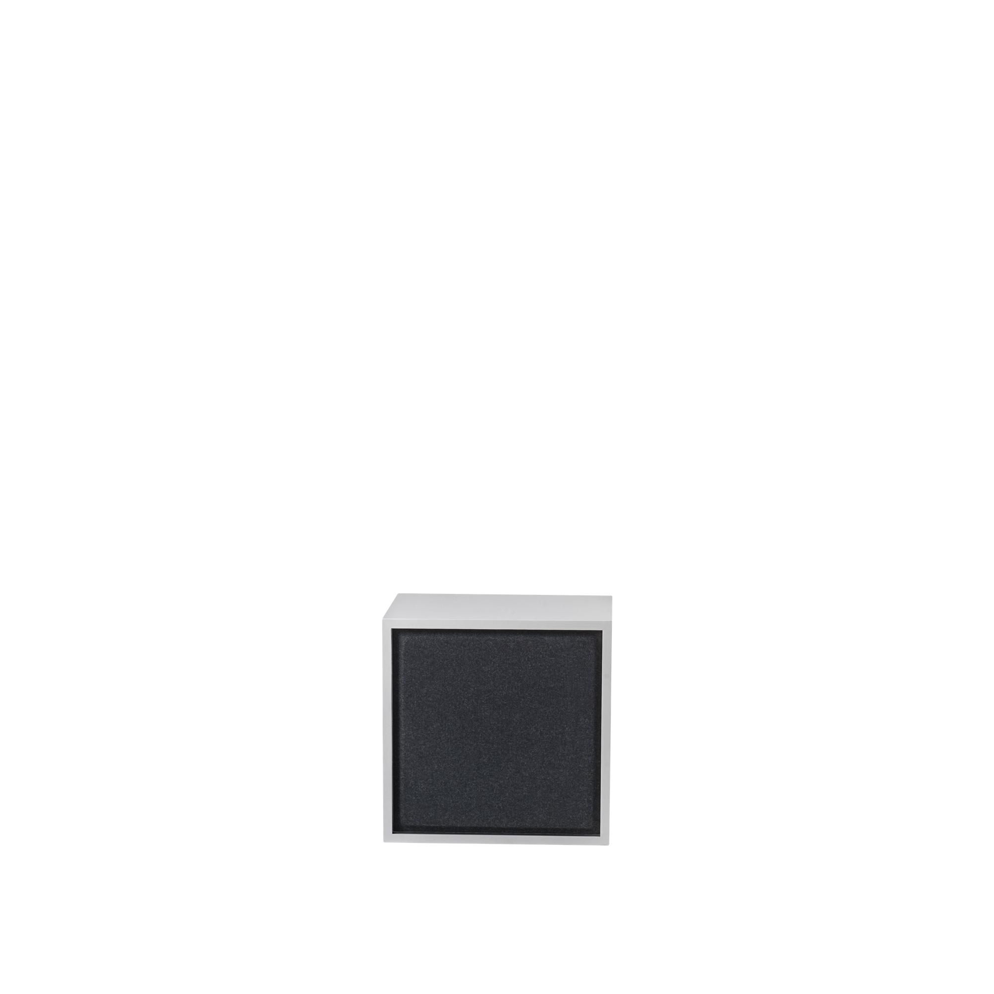 Muuto Stacked Shelving System Acoustic Panel Medium Black Mélange