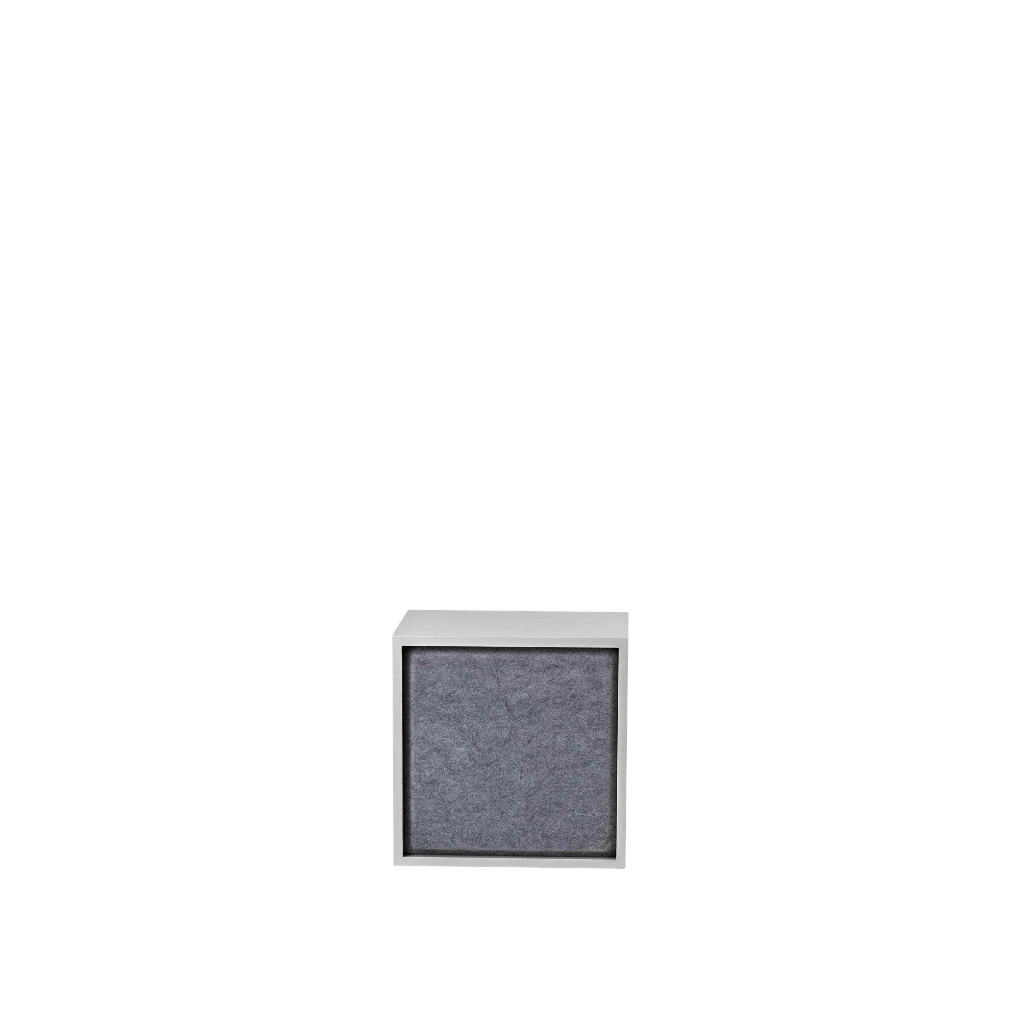 Muuto Pinottu hyllyjärjestelmä Acoustic Panel Medium Grey Mélange