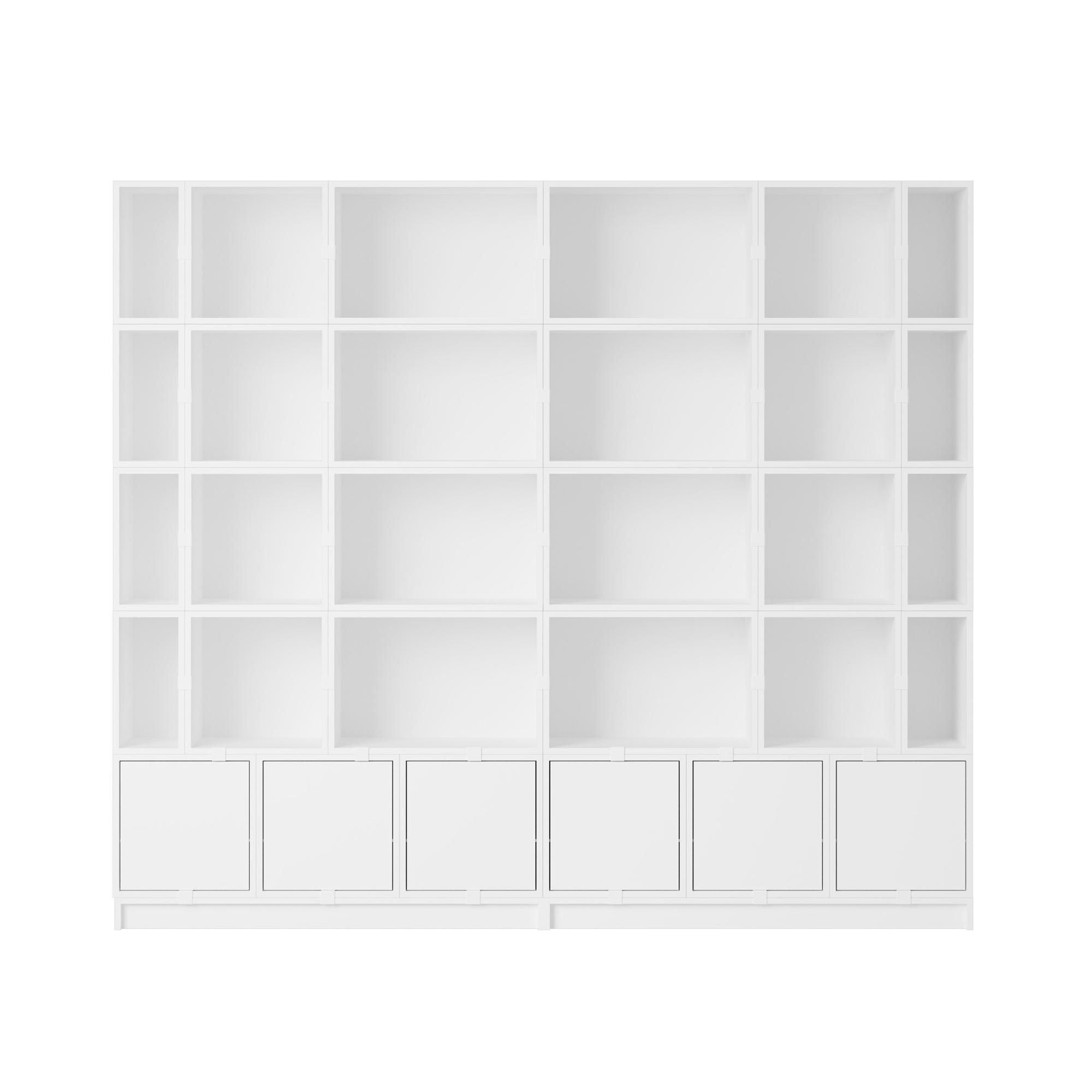 Muuto Stacked Bogreol Konfiguration 1 Hvid