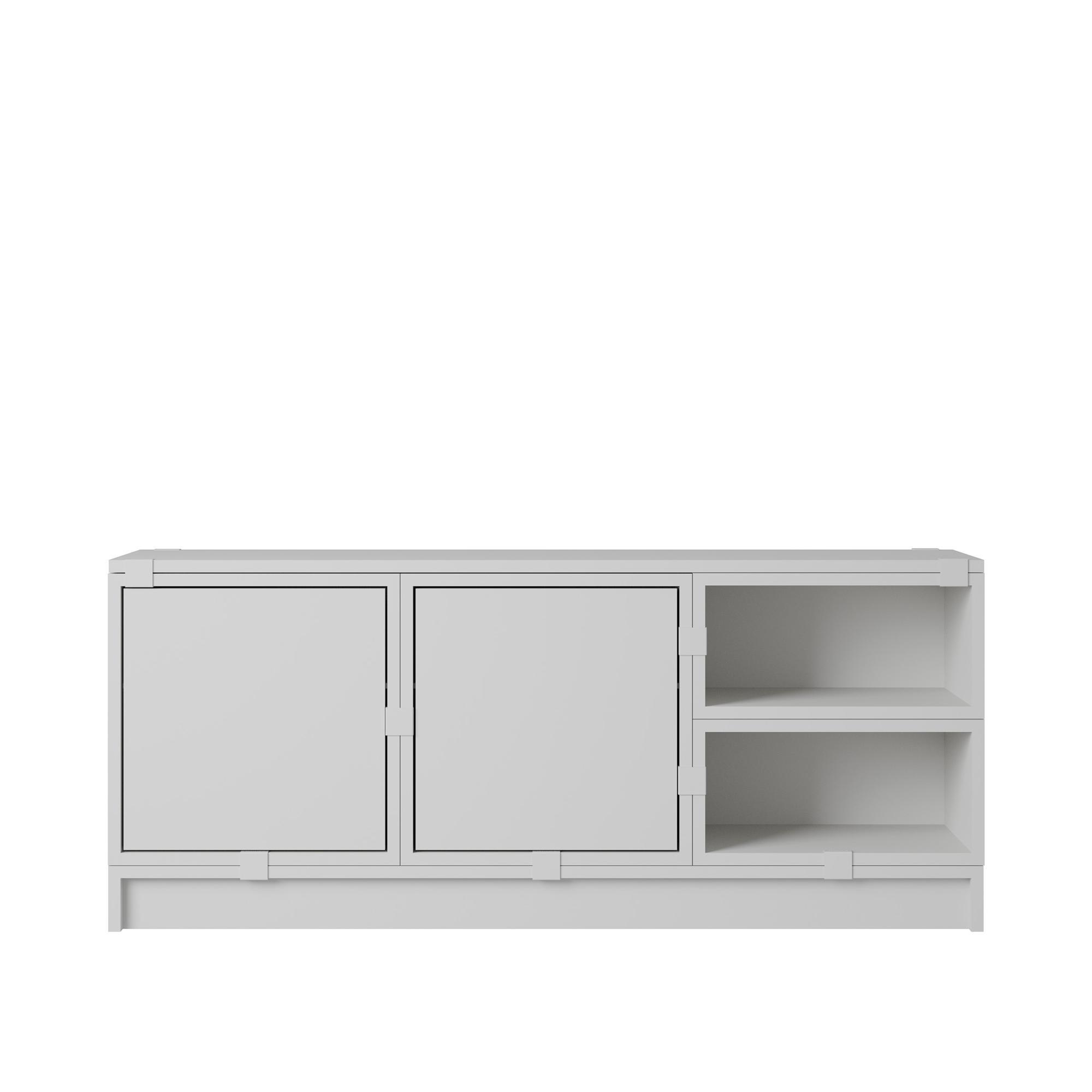 Estantería Apilable para Pasillo Muuto, Configuración 2 , Gris