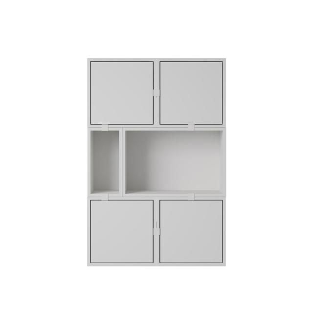 Gestapelde Stellingconfiguratie 4 Grijs