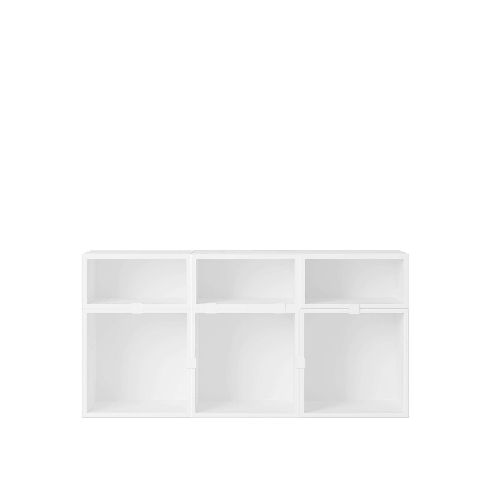 Muuto Stacked Shelving Configurazione 5 Bianco