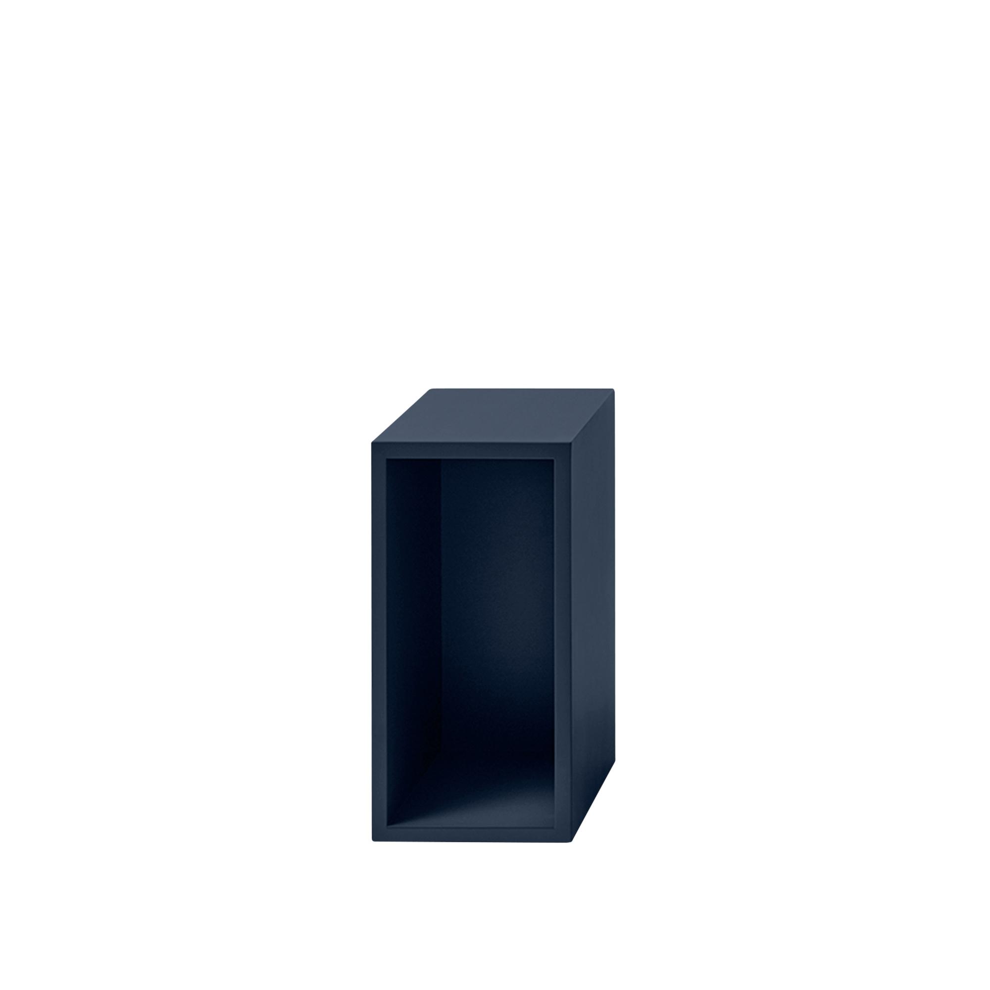 Muuto Stacked Reol System Lille M. Bagplade Midnats Blå