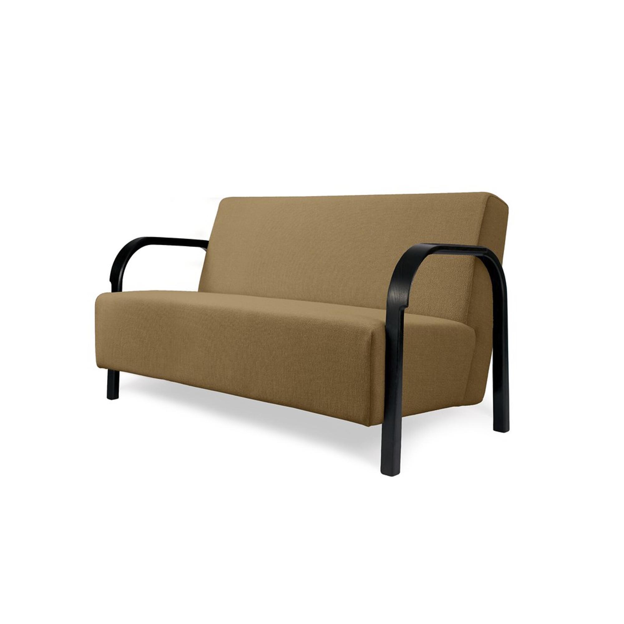 Mazo ARCH 2-Sitzer-Sofa quadratisch/Vidar 333/ Schwarz