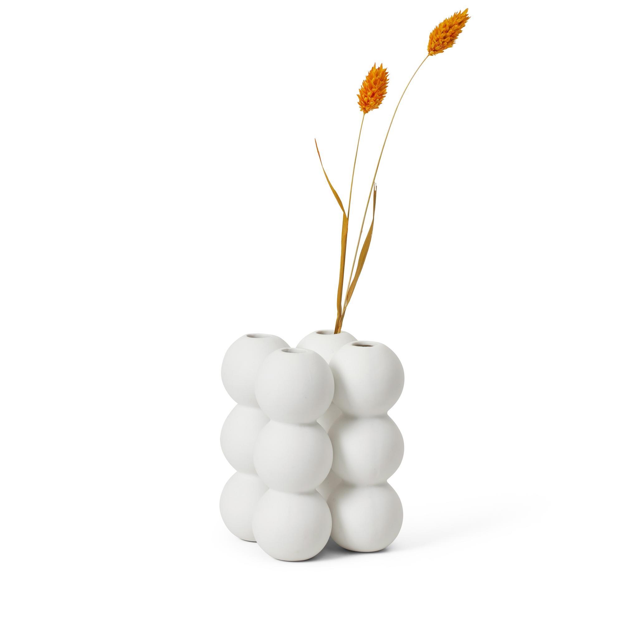 Stori Ball Vase White Small