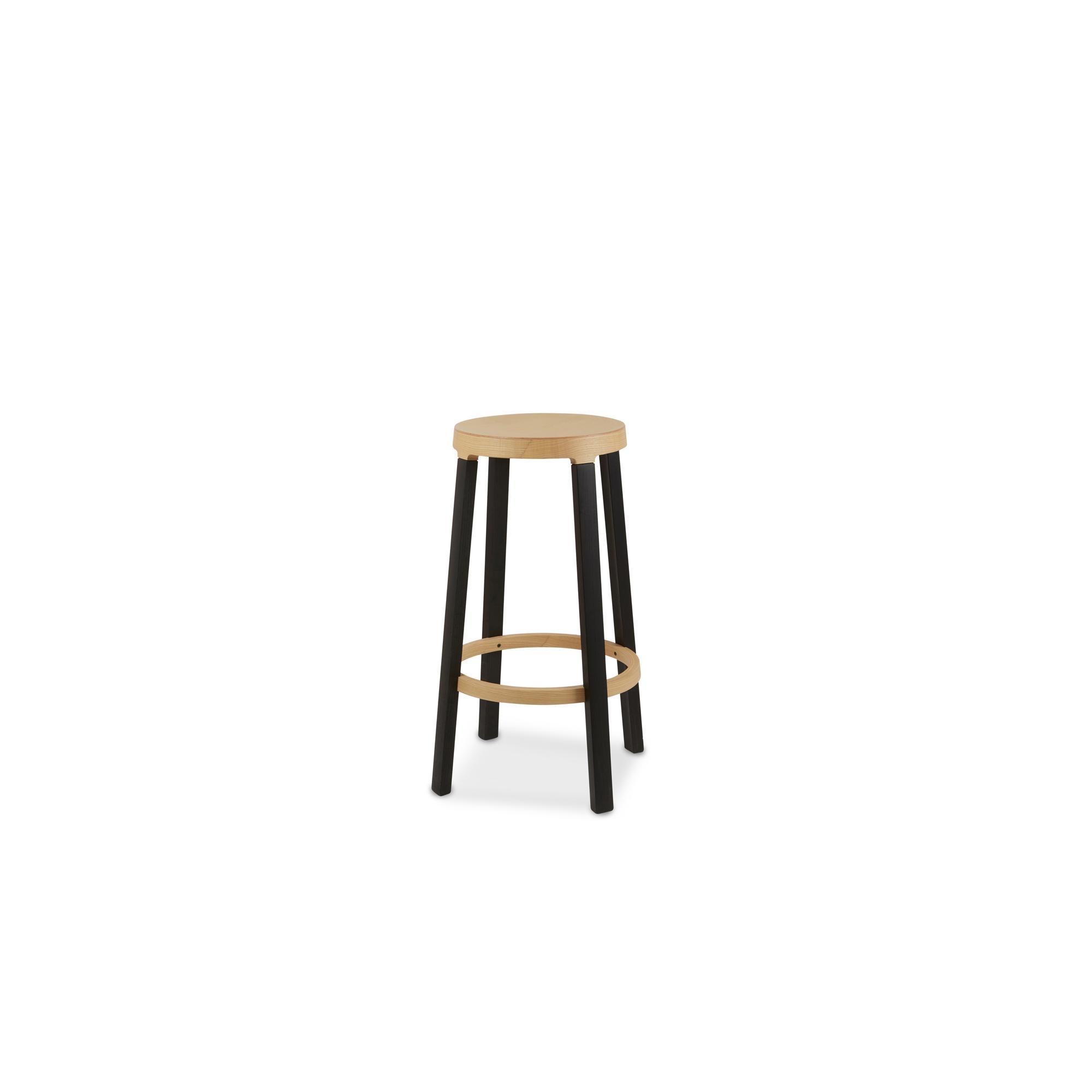 EstabliHed & Sons Step Bar Stool H65 Blue/ Black