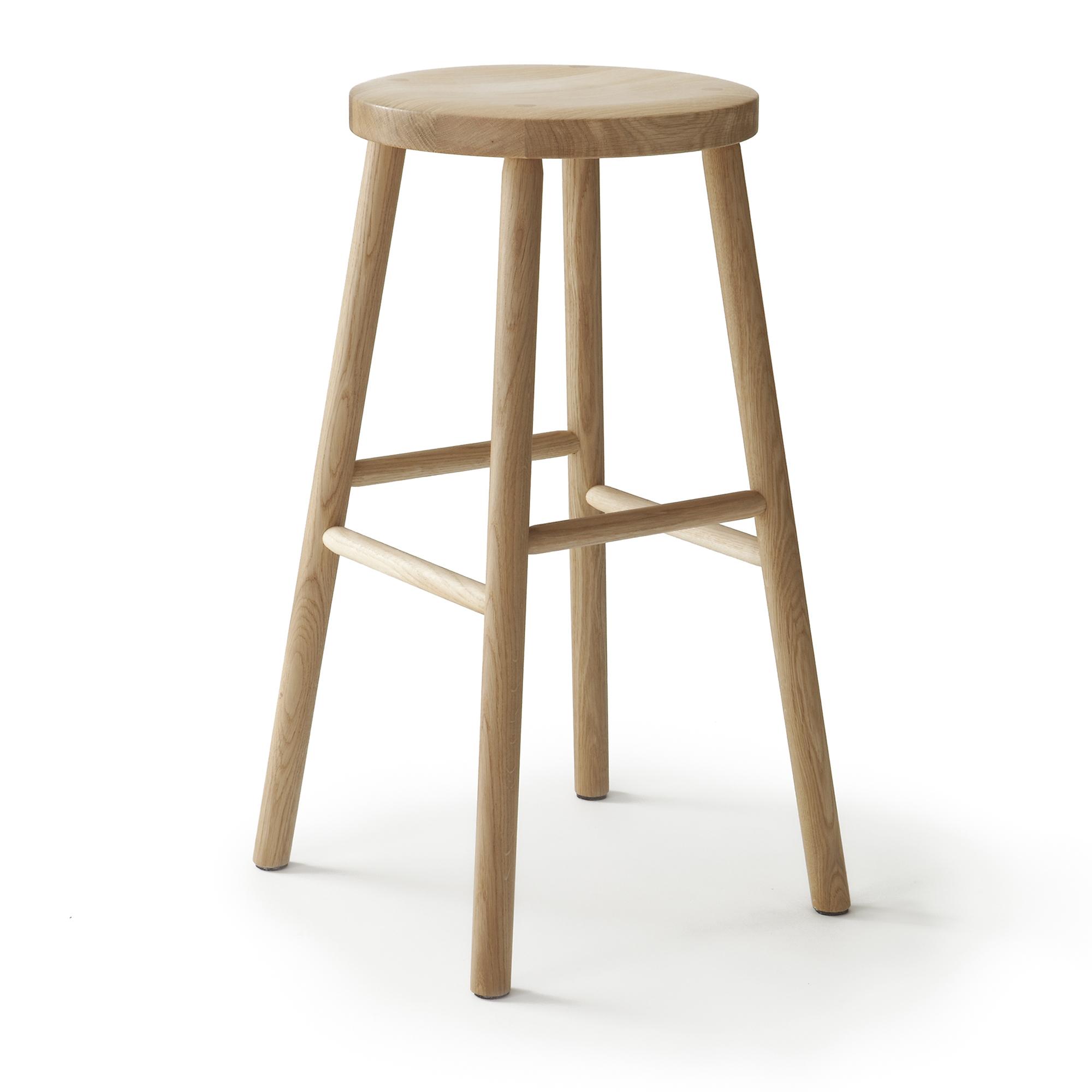 Nikari Storia Stool Oiled Oak 75 cm