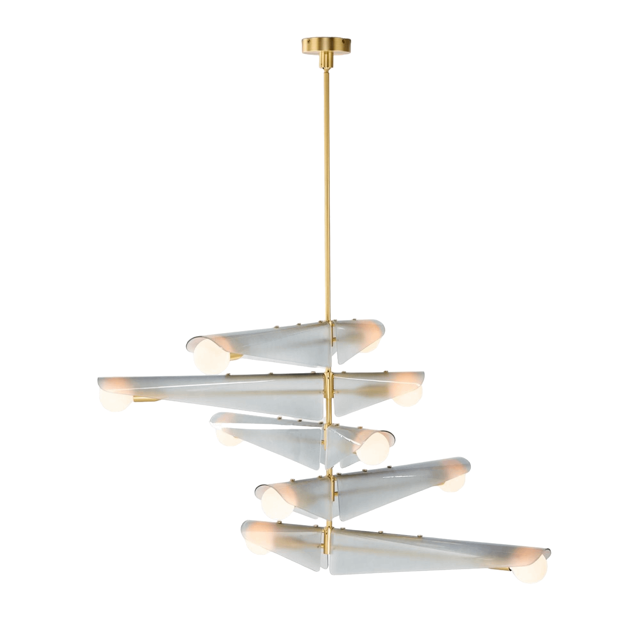 Tala Sycamore 5 Loftlampe Messing/Dawn Grey