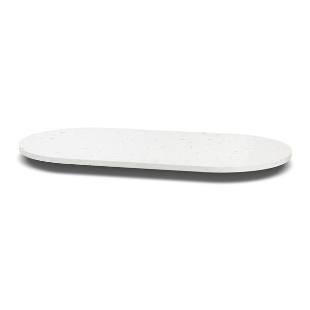 TipToe Bordplade Oblong 100x50cm Genanvendt Plastik Hvid