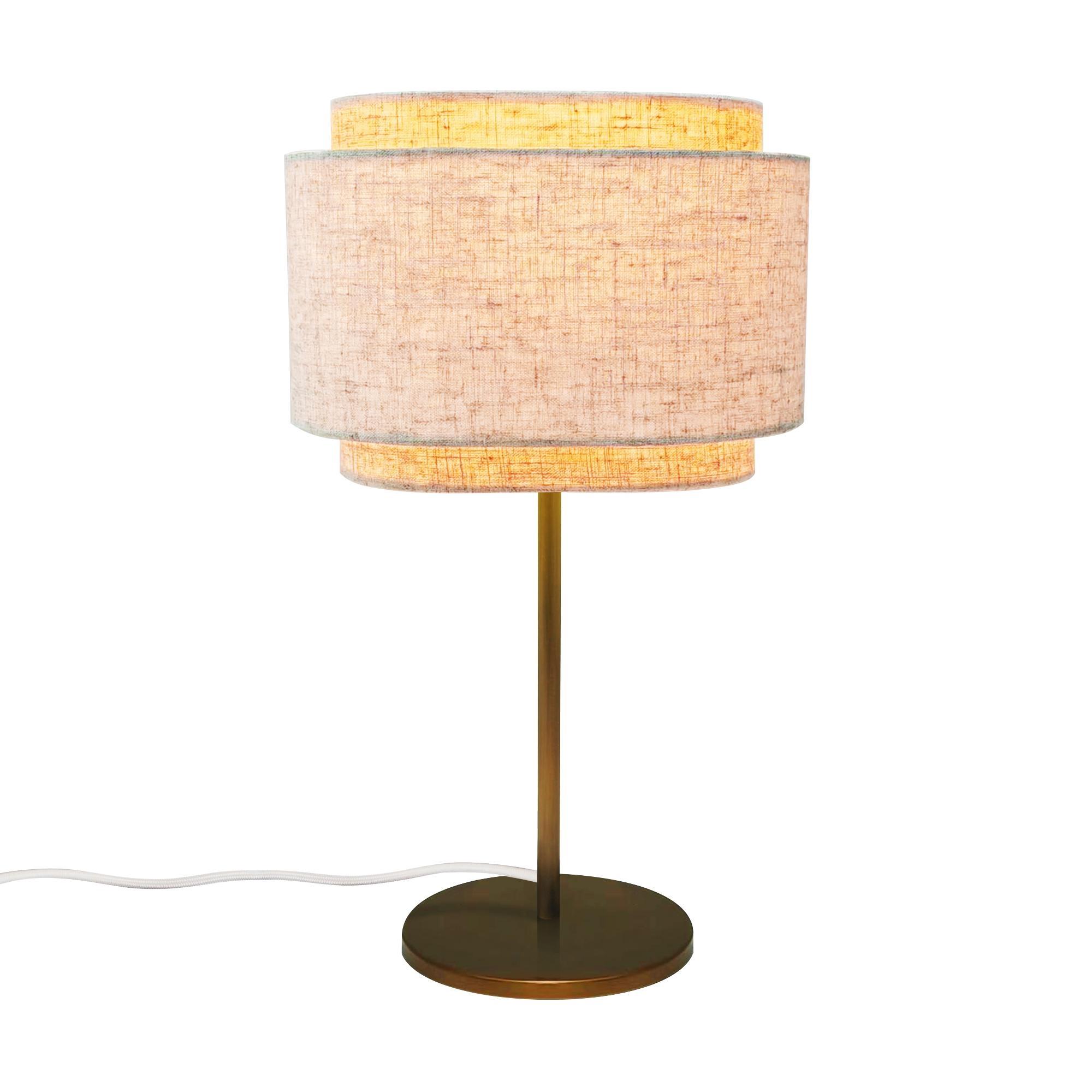 Design For The People Takai Bordlampe Messing/Beige