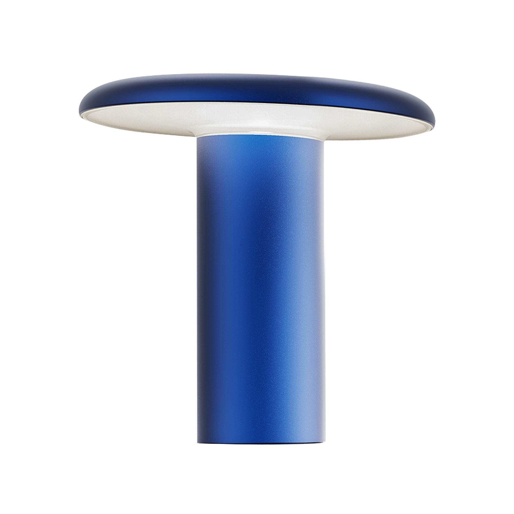 Artemide Takku Tragbare Lampe Eloxiert Blau