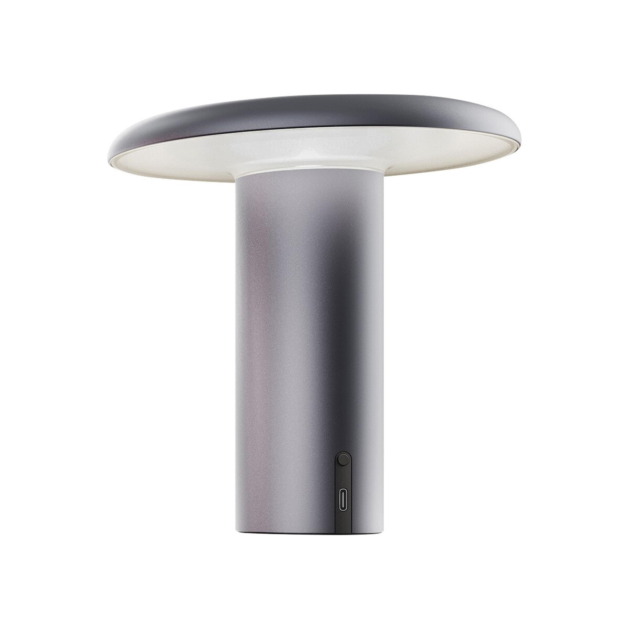 Artemide Takku Portable Lamp Anodized Gray