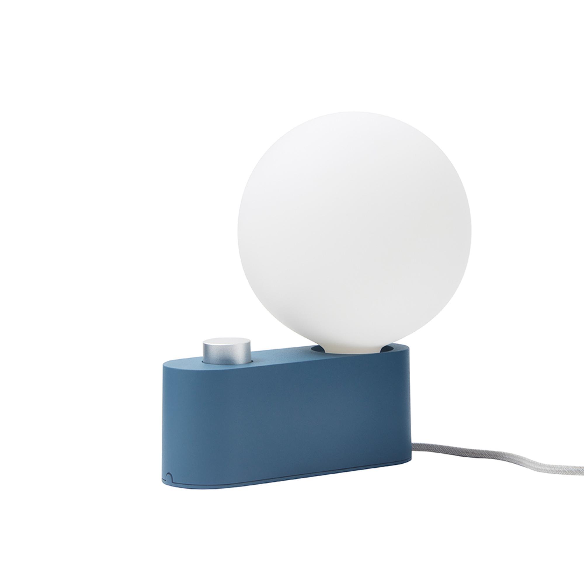 Tala Alumina Table Lamp Blue with Sphere IV