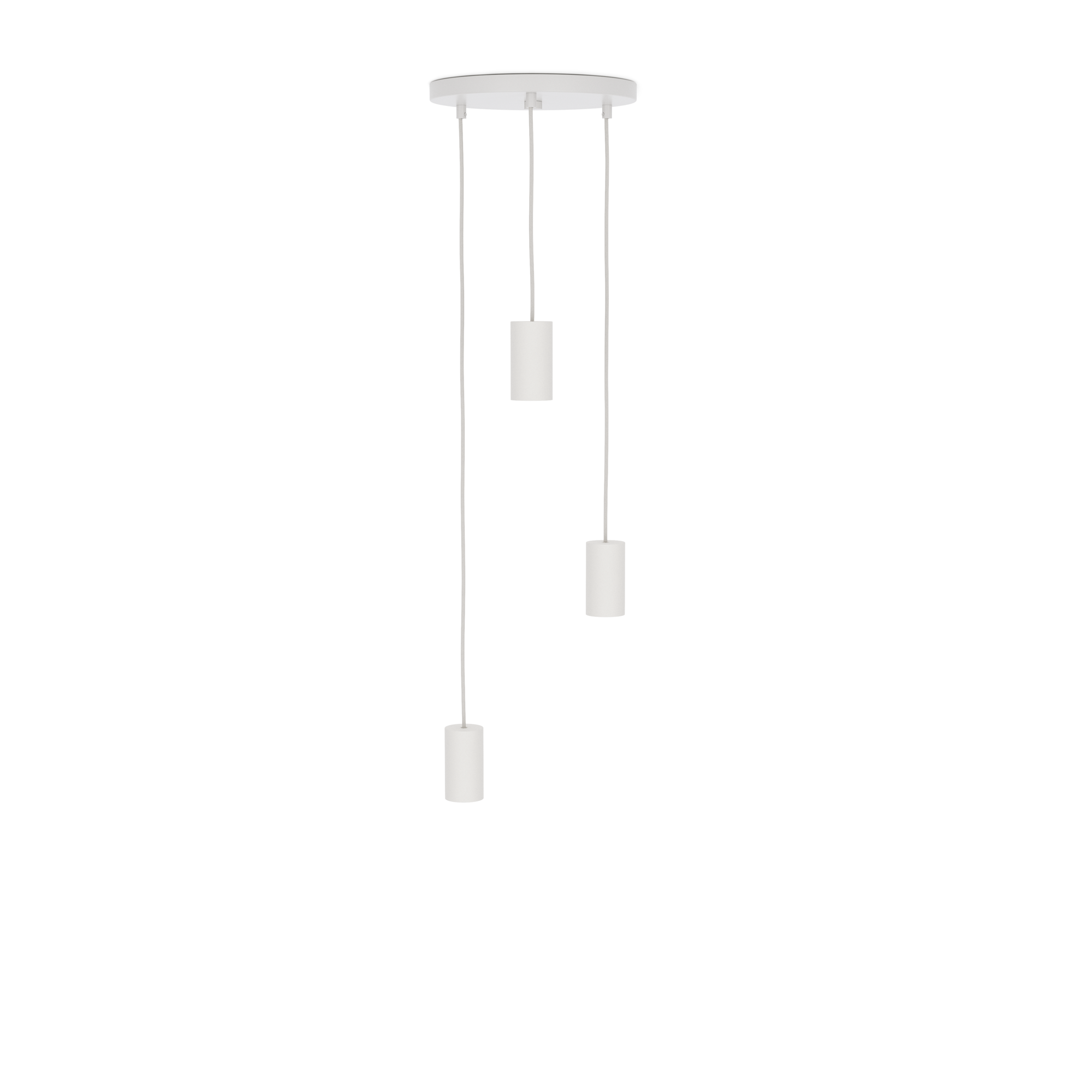 Tala Alumina Triple Hanglamp Krijt