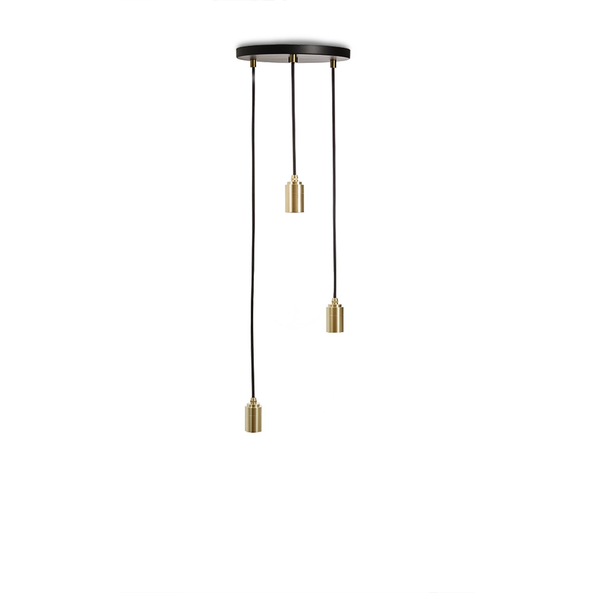 Tala Triple Pendant Brass