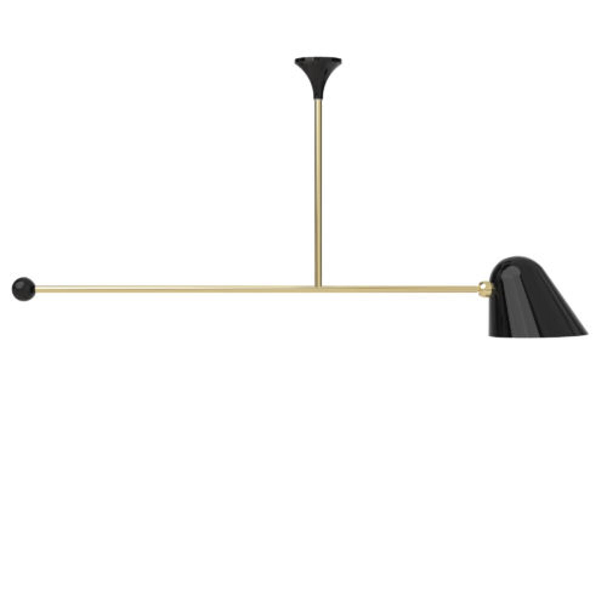 TATO Beghina Pendant Black & Brass Short