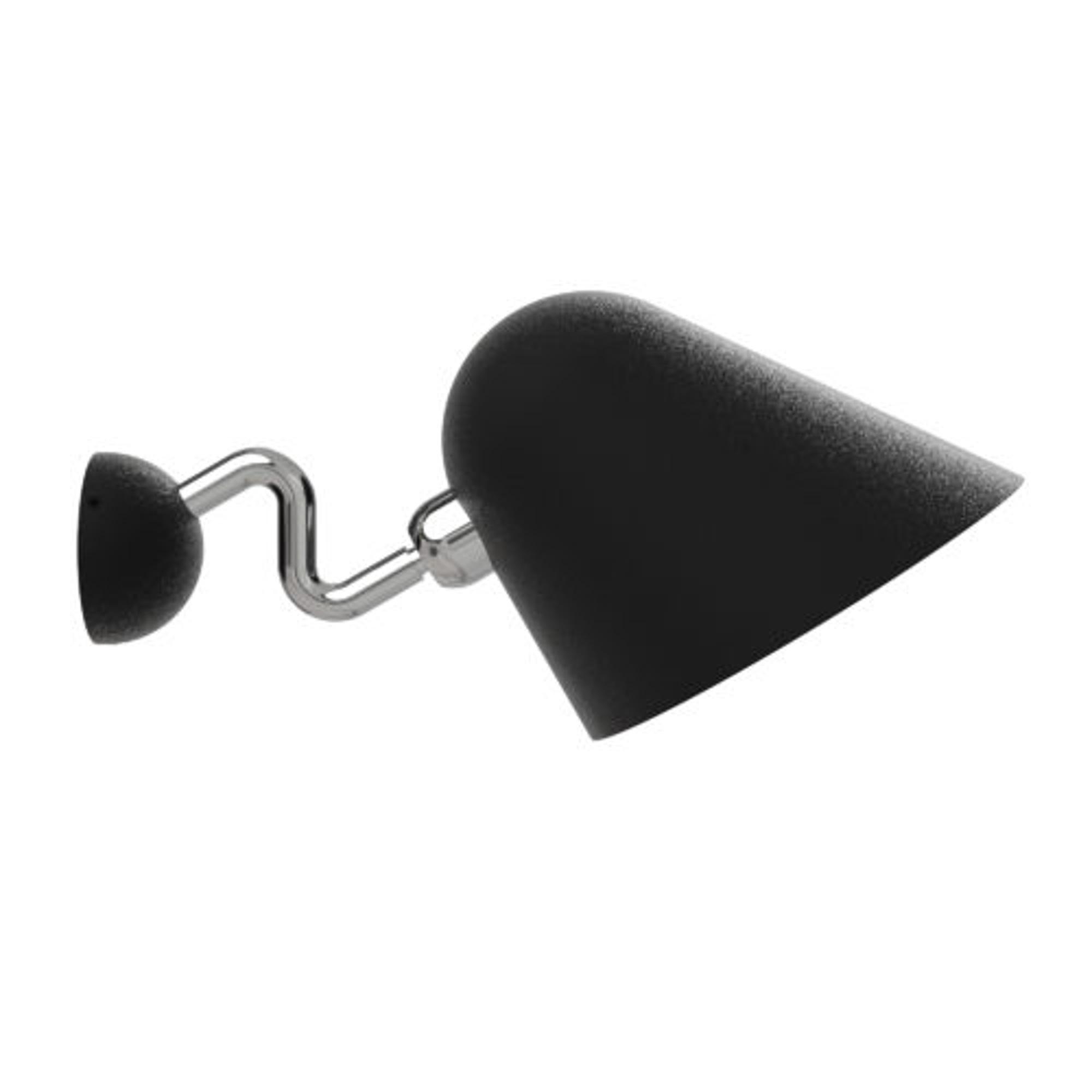 TATO Beghina Wall Lamp Matt Black & Chrome