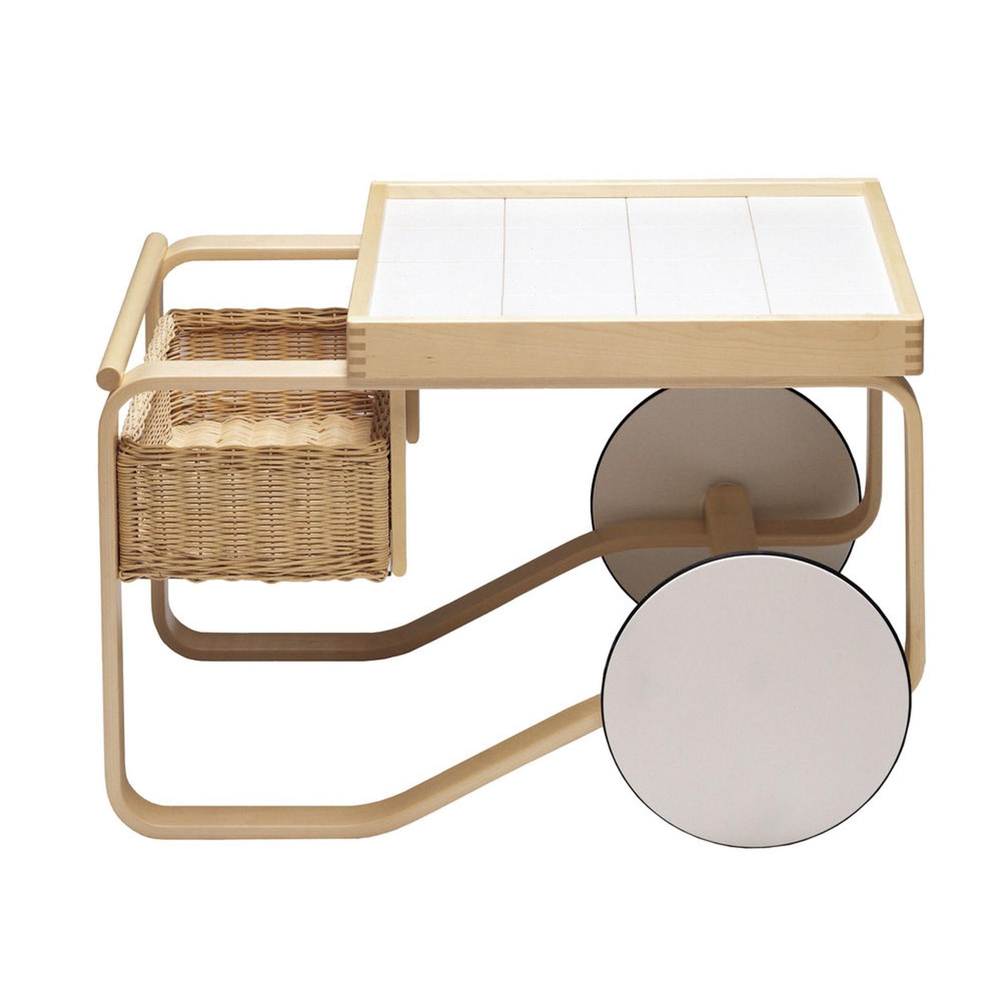 artek 900 Serving trolley White