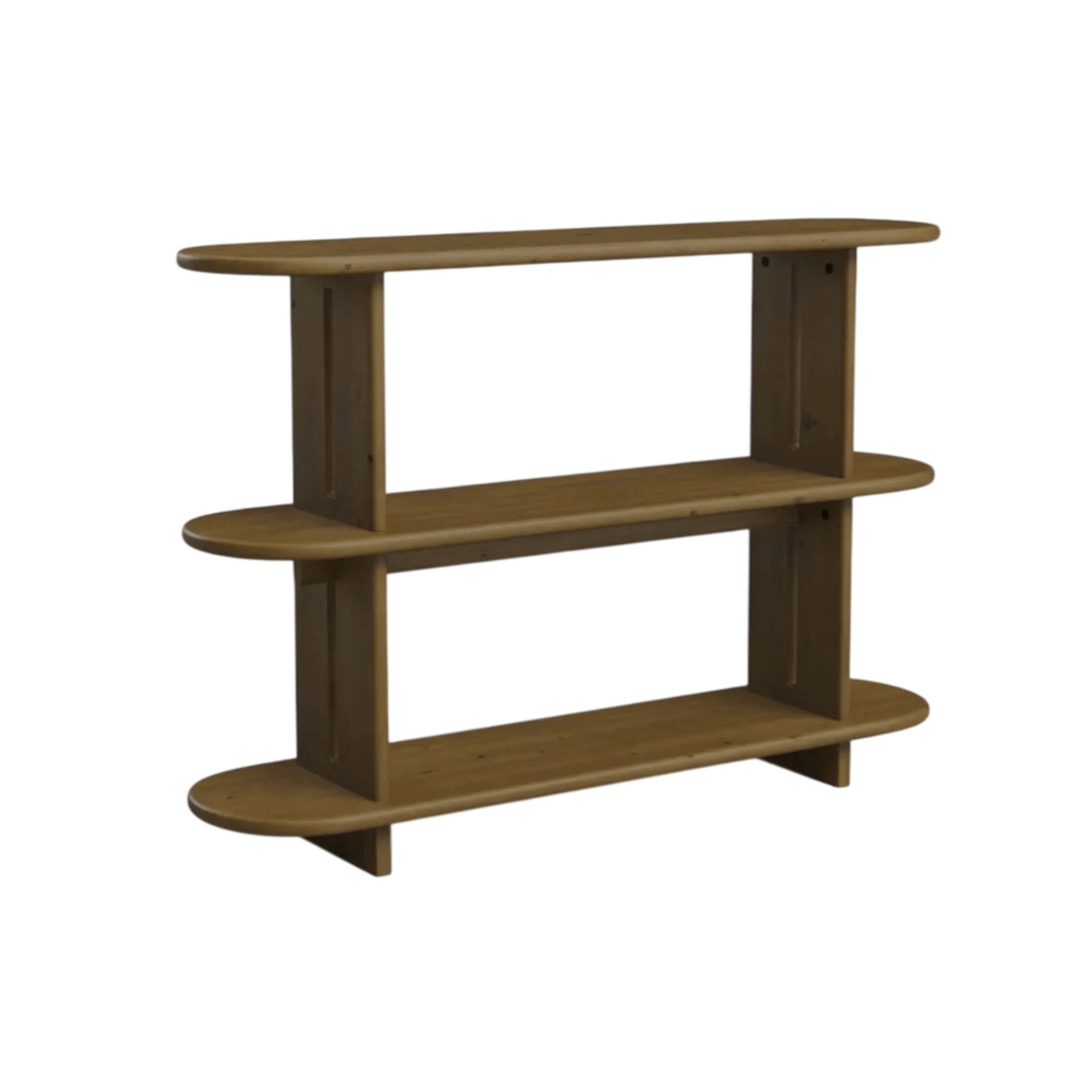 We Do Wood Tesa Boekenkast van gerookt grenenhout