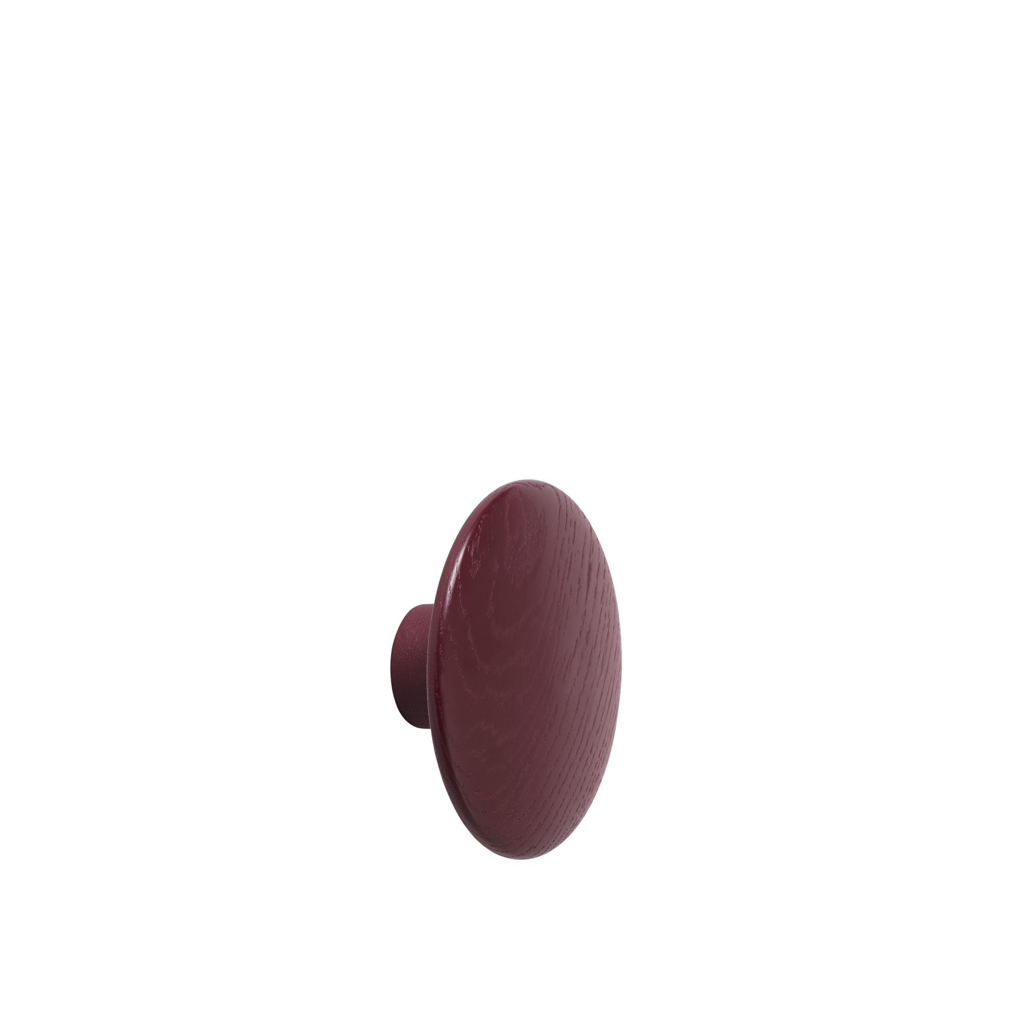 Muuto Dots Wood Ø13 Burgundy