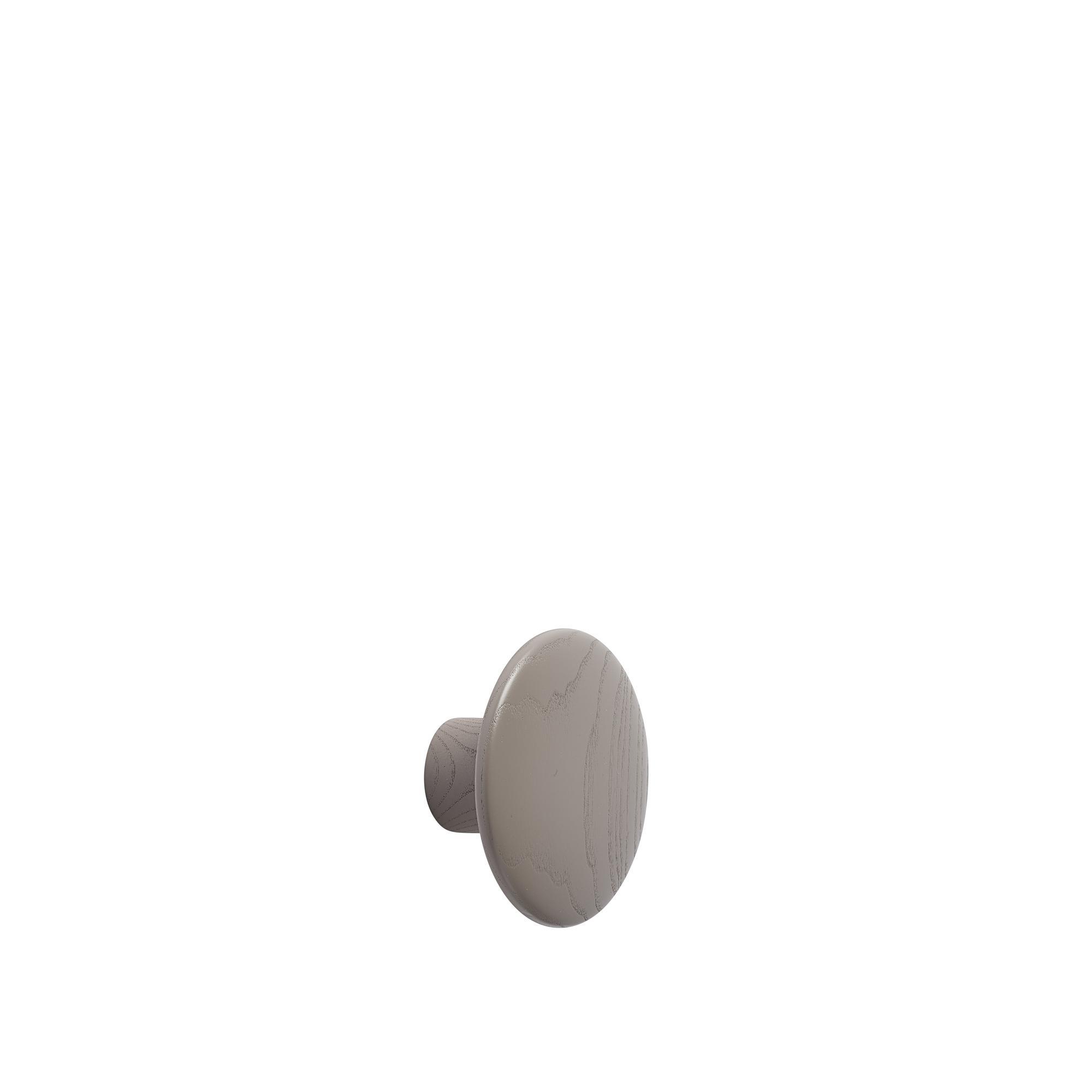 Muuto Dots Knage Træ Taupe Ø9 cm