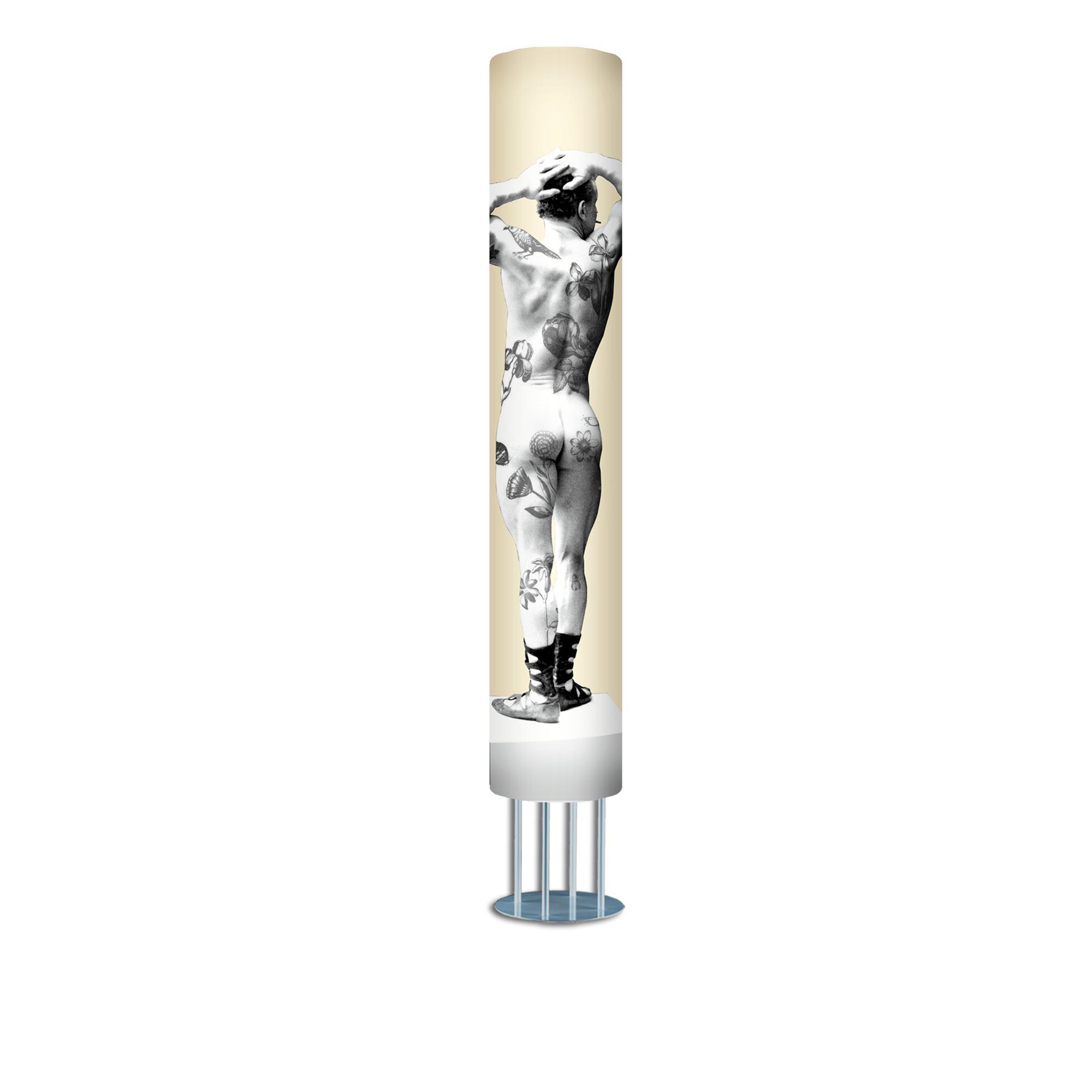MagicoClaudio The Tube Stehlampe Skulptur Weiß