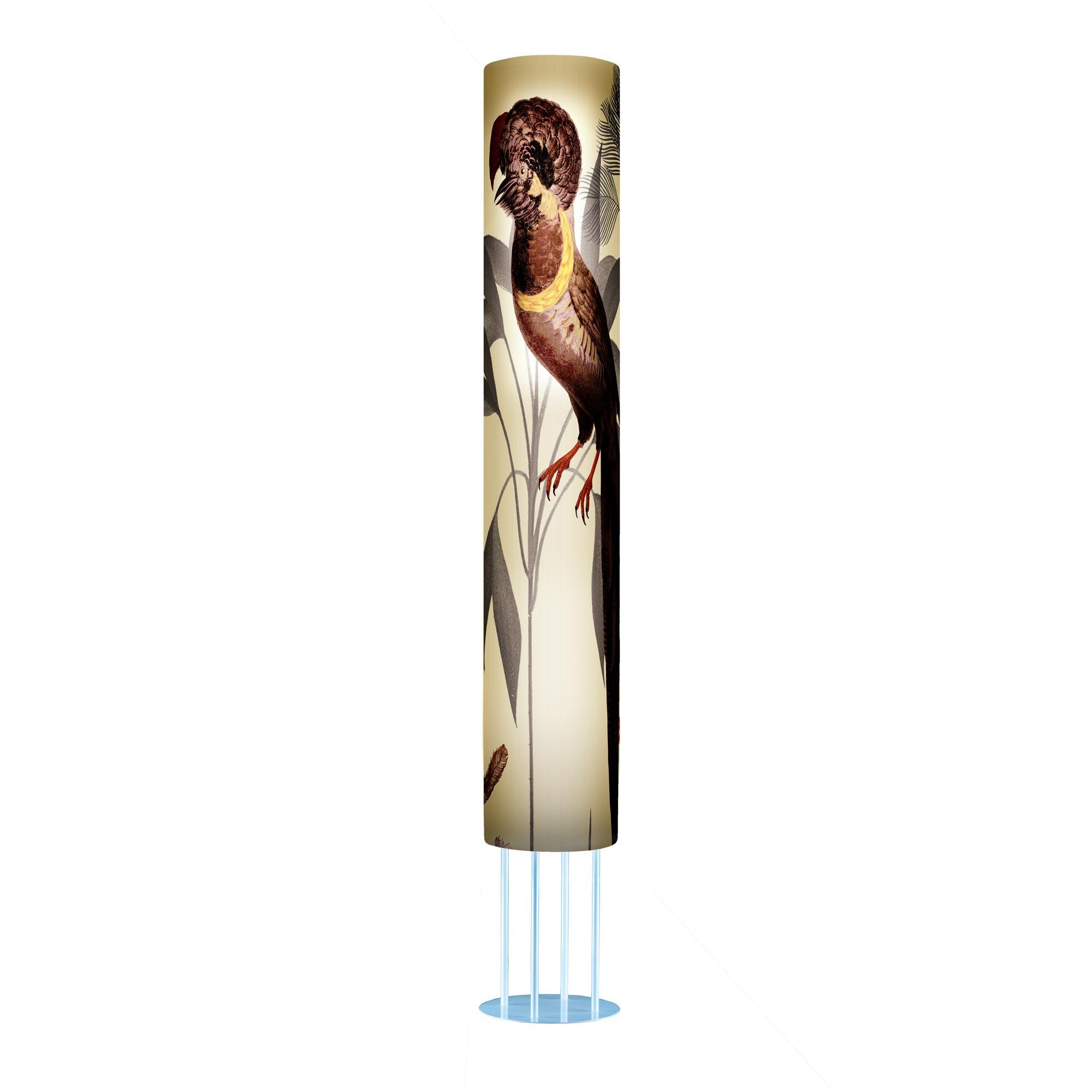 MagicoClaudio The Tube Stehlampe Braun Bird