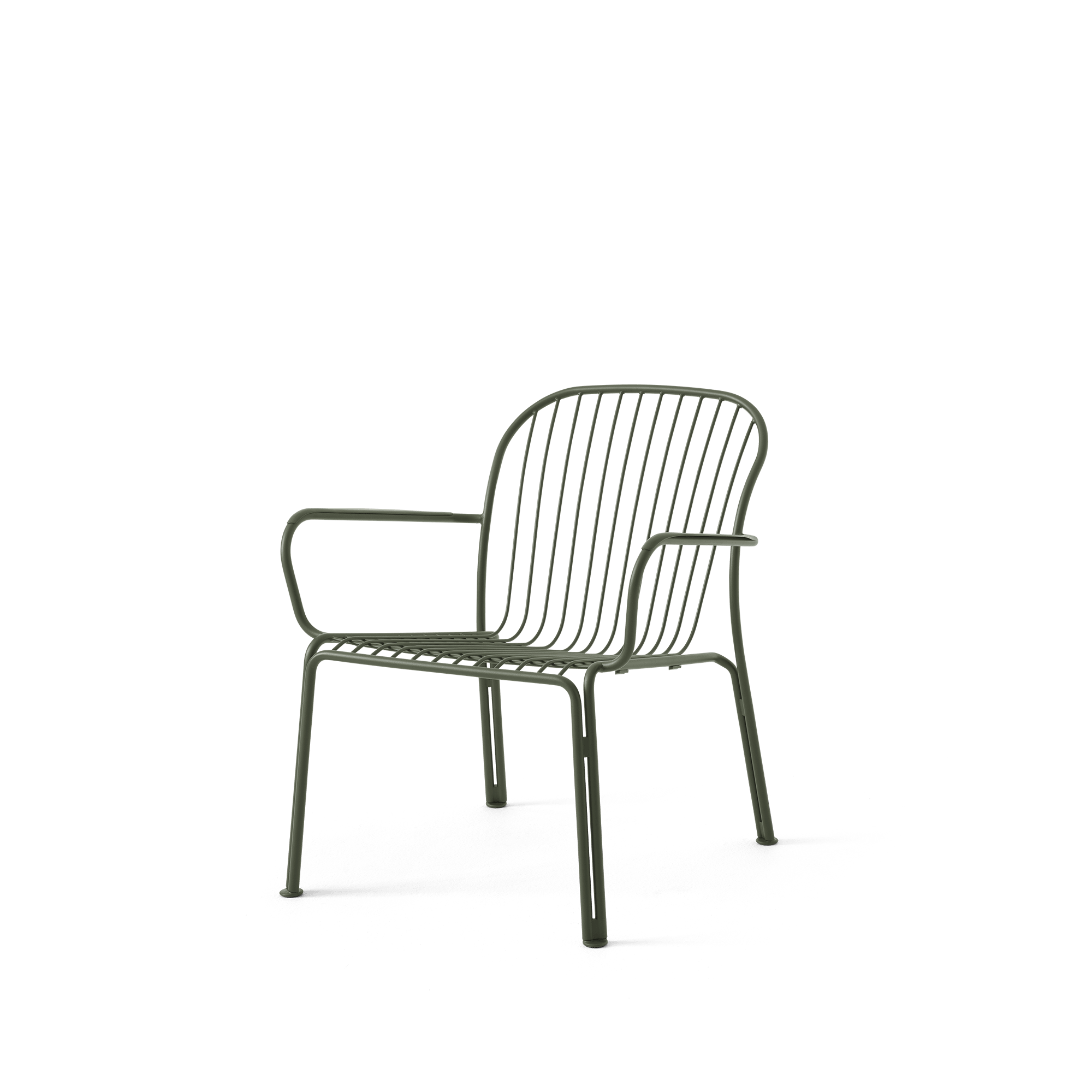 &Tradition Thorvald SC101 Armchair With Armrest Bronze Green