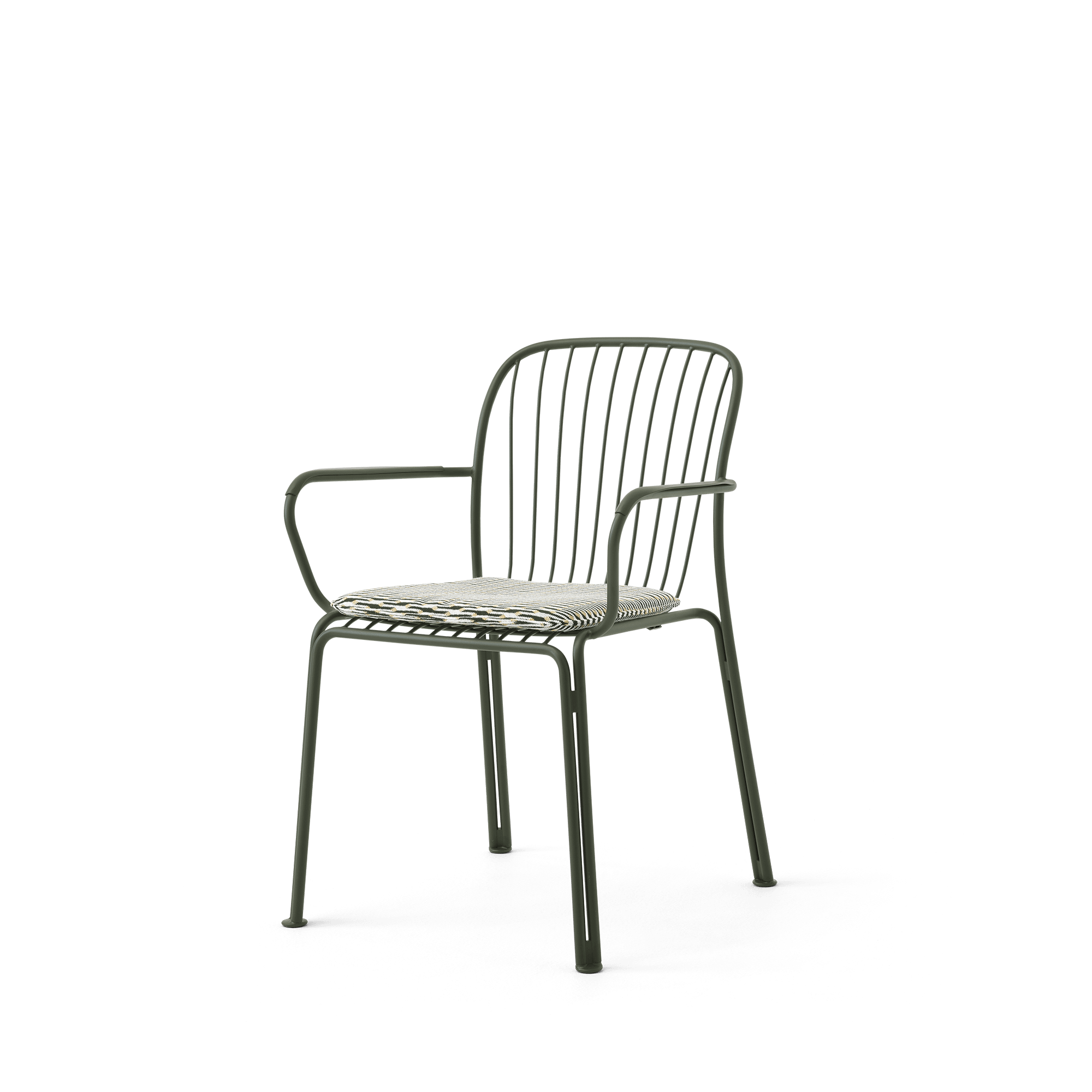 &Tradition Thorvald SC95 Dining Chair With Armrests Bronze Green