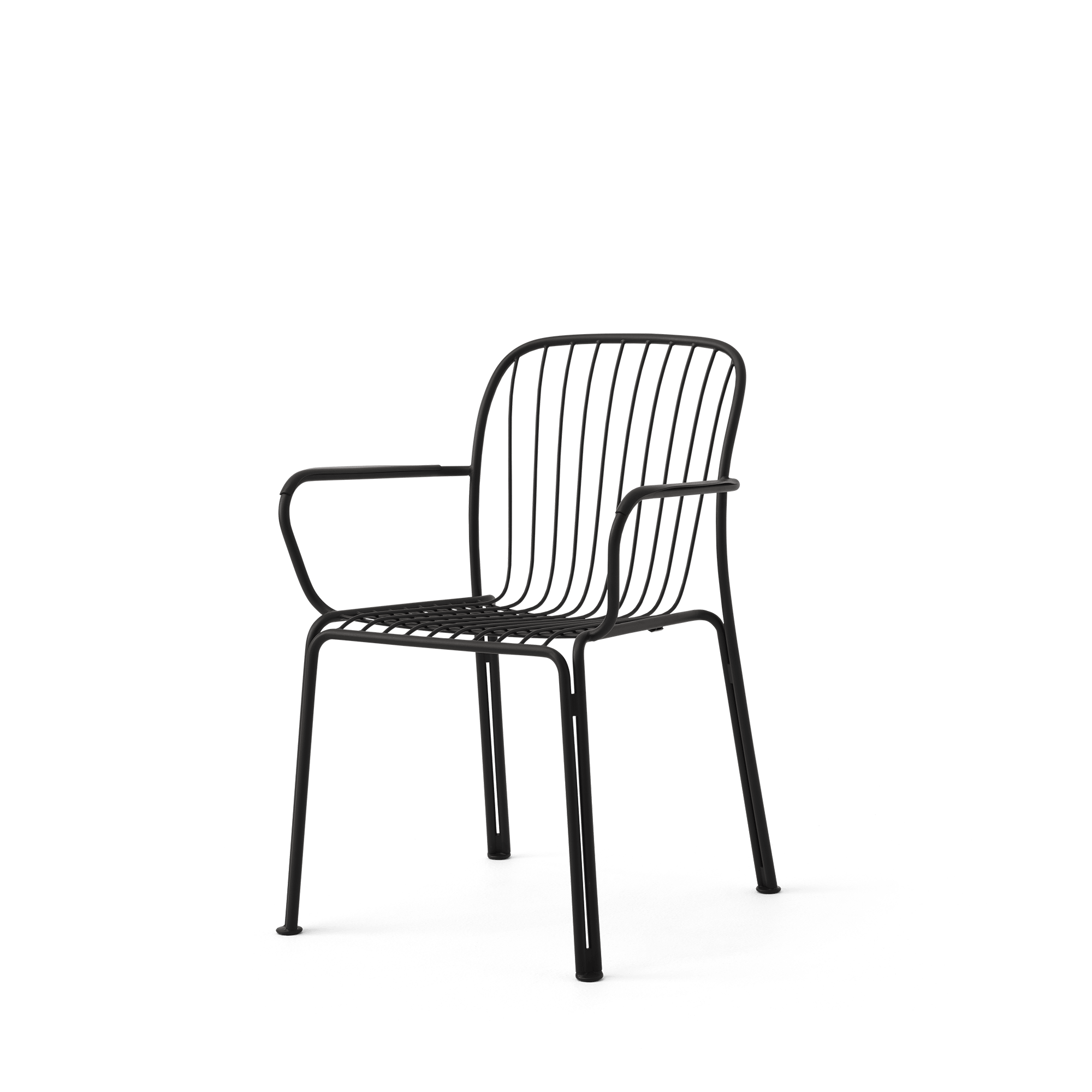 &Tradition Thorvald SC95 Dining Chair With Armrest Warm Black