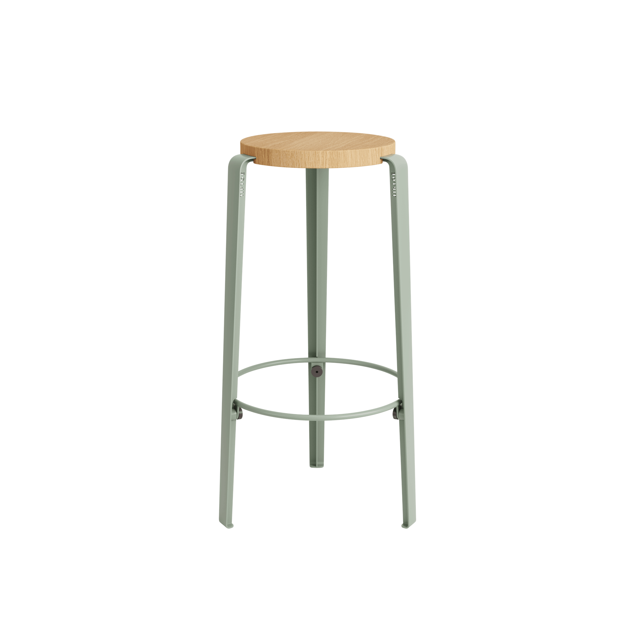 TipToe BIG LOU Stool Oak/Eucalyptus Grey