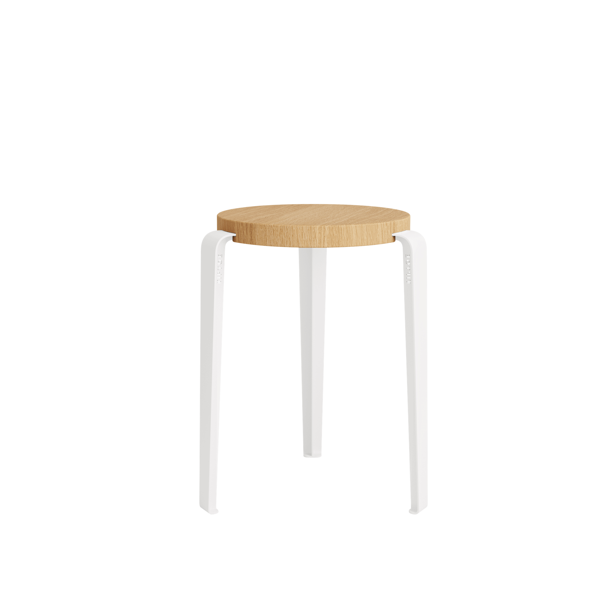 TipToe LOU Stool Oak/Cloudy White