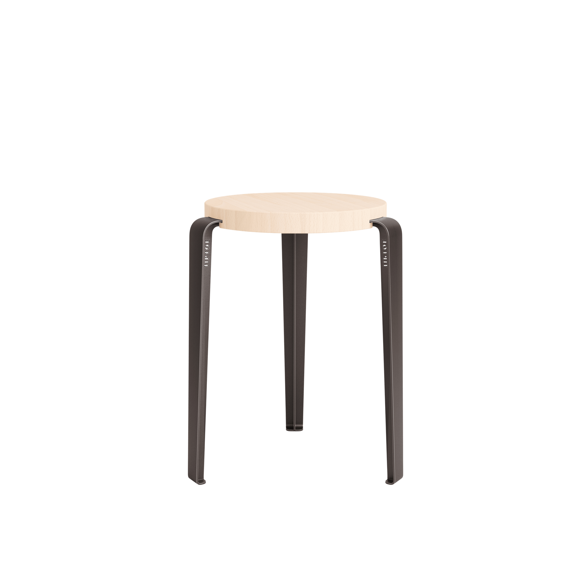 TipToe LOU Stool Beechwood/Dark Varnished