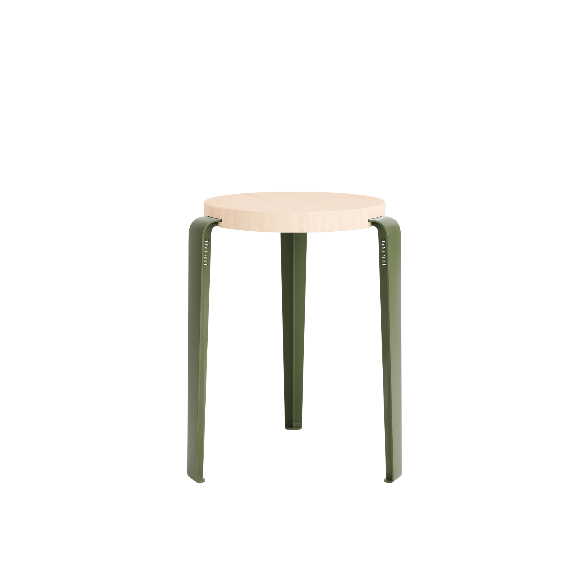 TipToe LOU Stool Beechwood/Rosemary Green