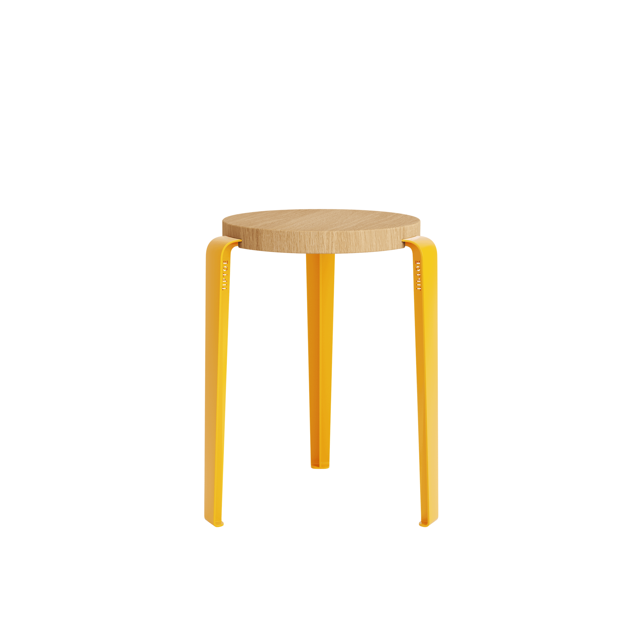 TipToe LOU Stool Oak/Yellow Sunflower