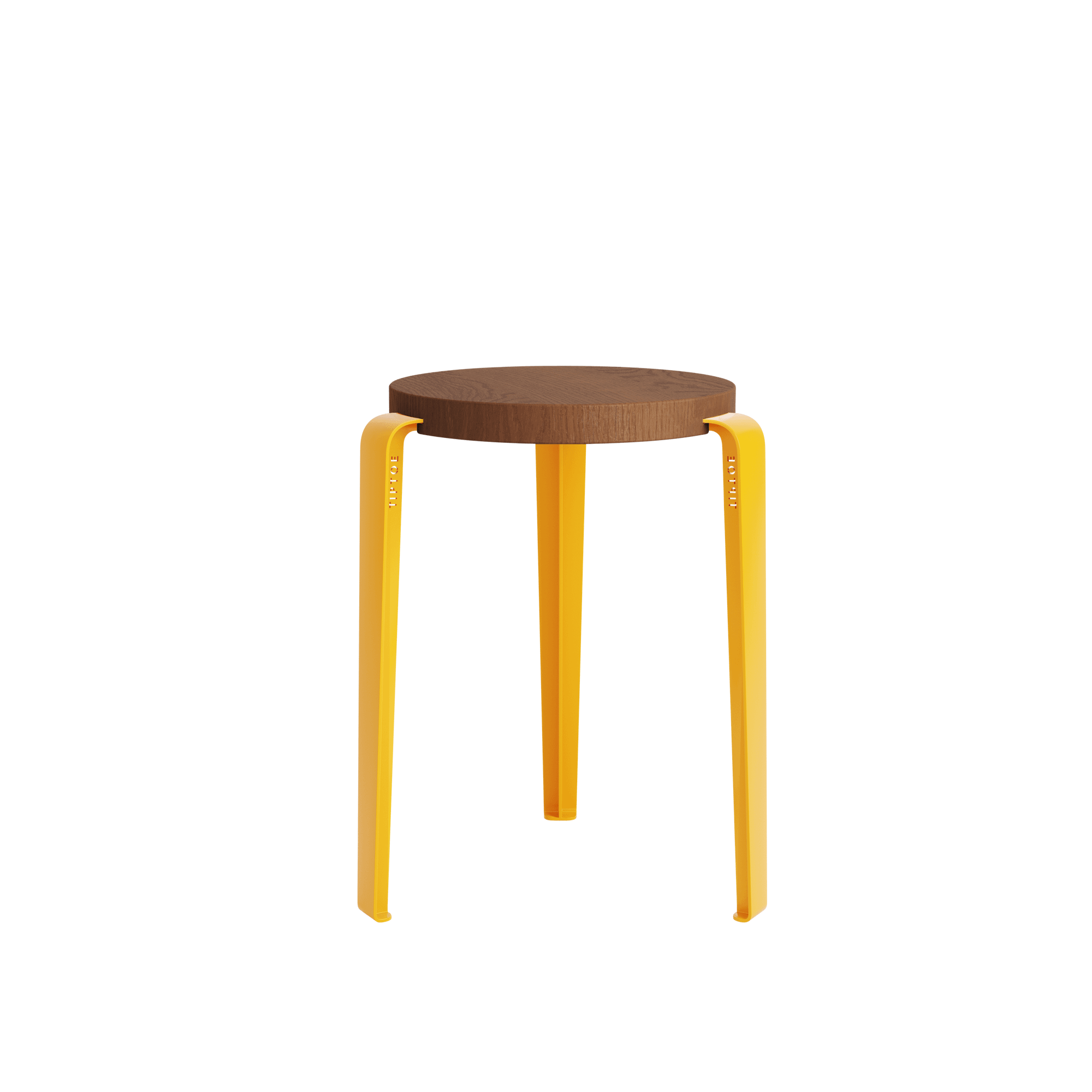 TipToe LOU Stool Stained Oak/Yellow Sunflower