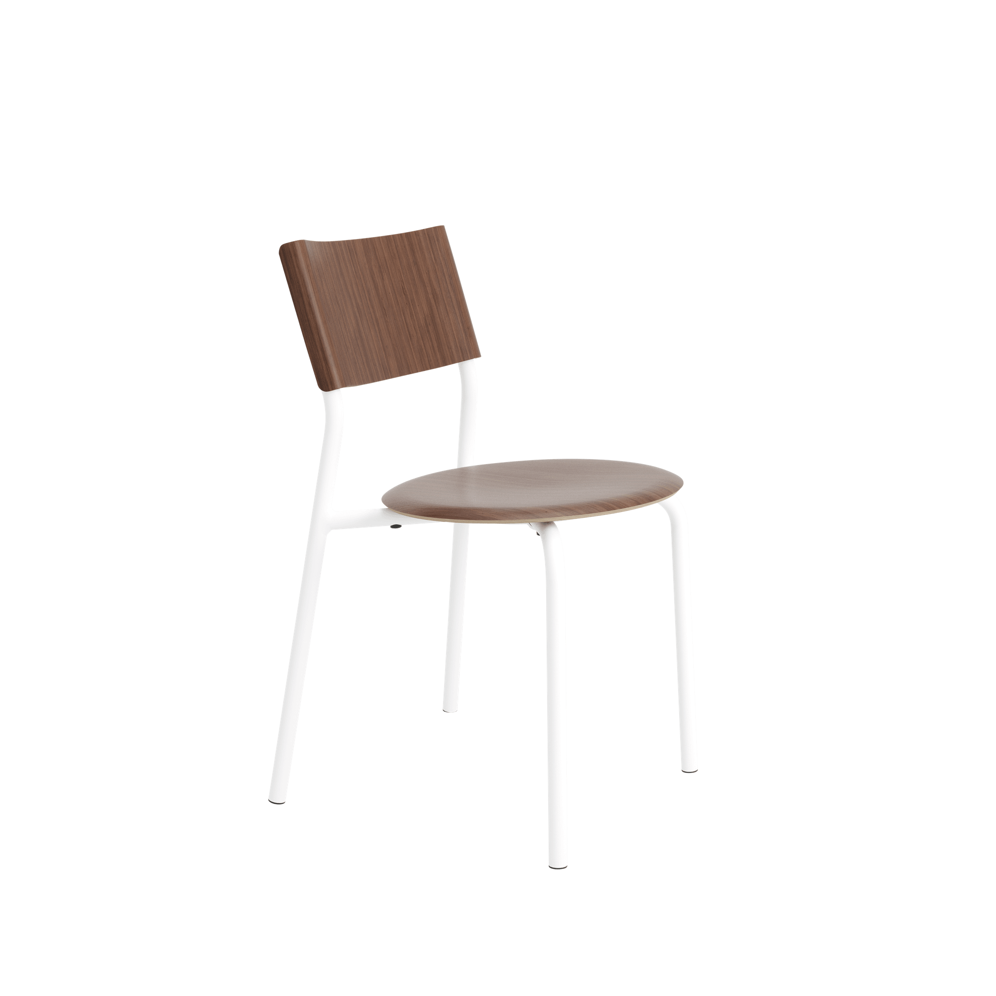 TipToe SSD Dining Chair Walnut/Cloudy White