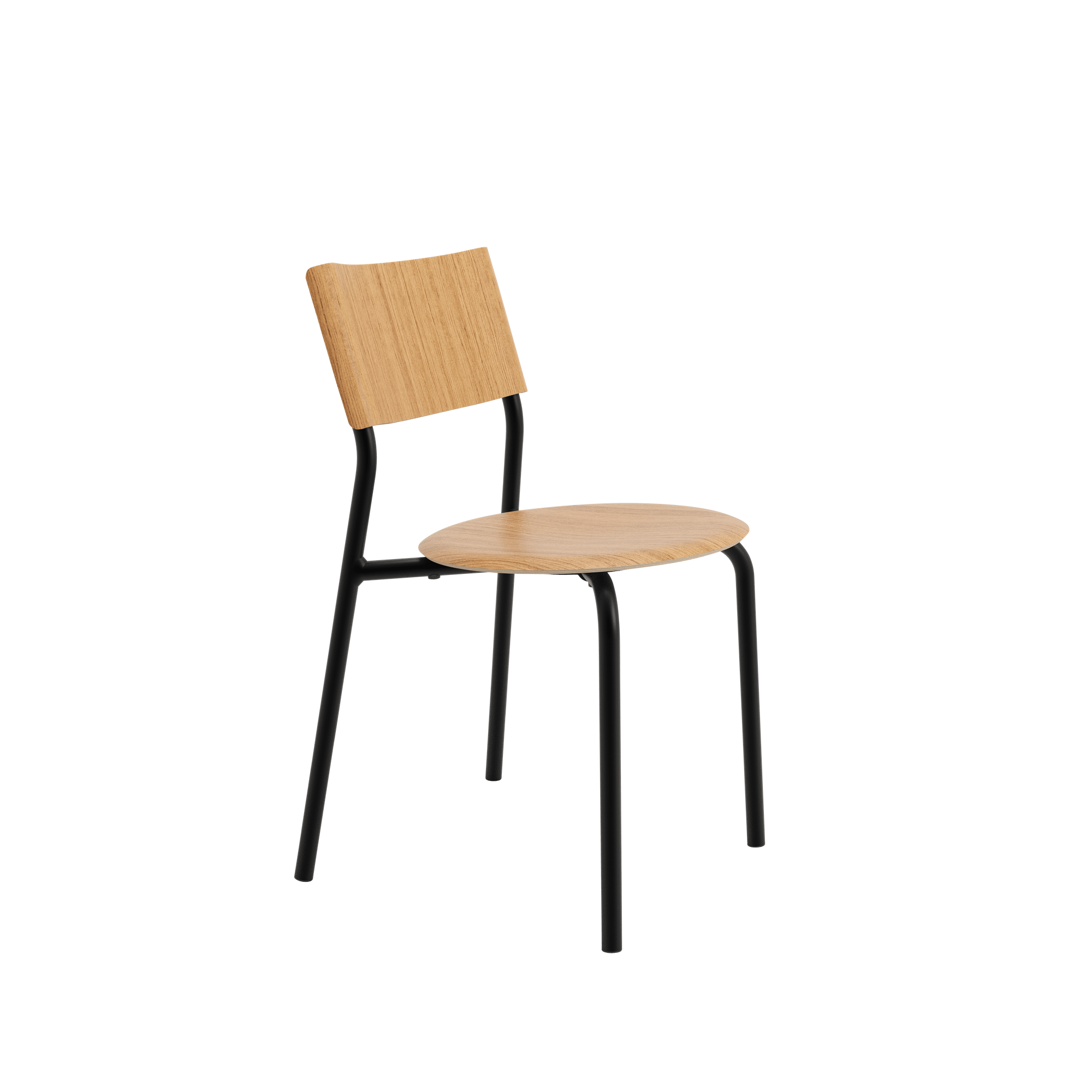 TipToe SSD Dining Chair Oak/Graphite Black