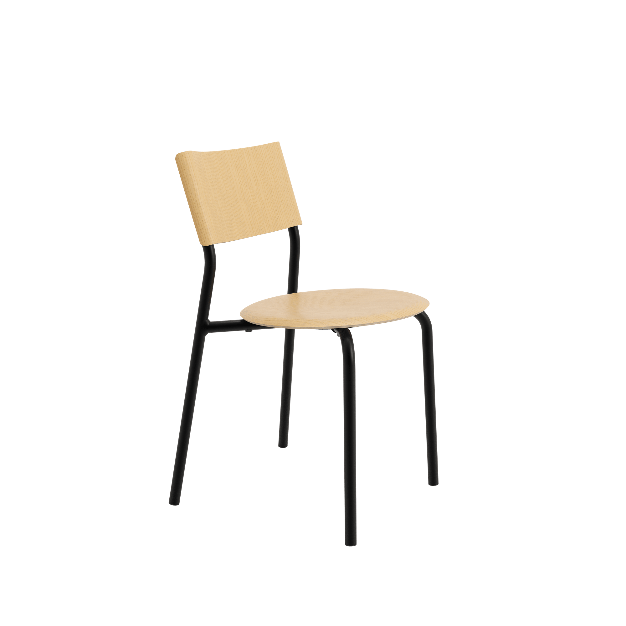 TipToe SSD Dining Chair Ash Wood/Graphite Black