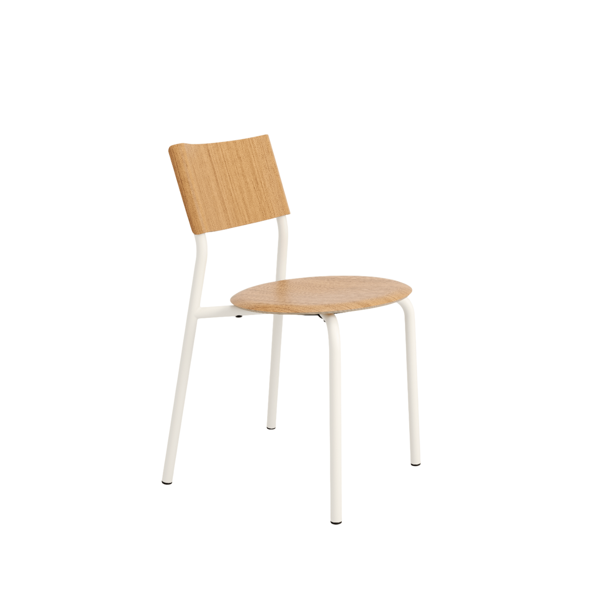 Silla de comedor TipToe SSD en roble/blanco crema