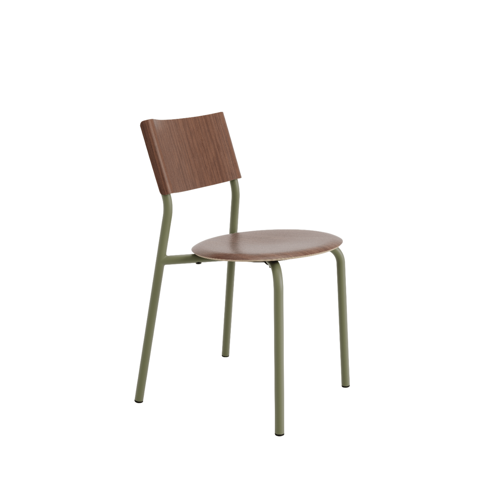 Silla de comedor TipToe SSD Nuez/verde caqui