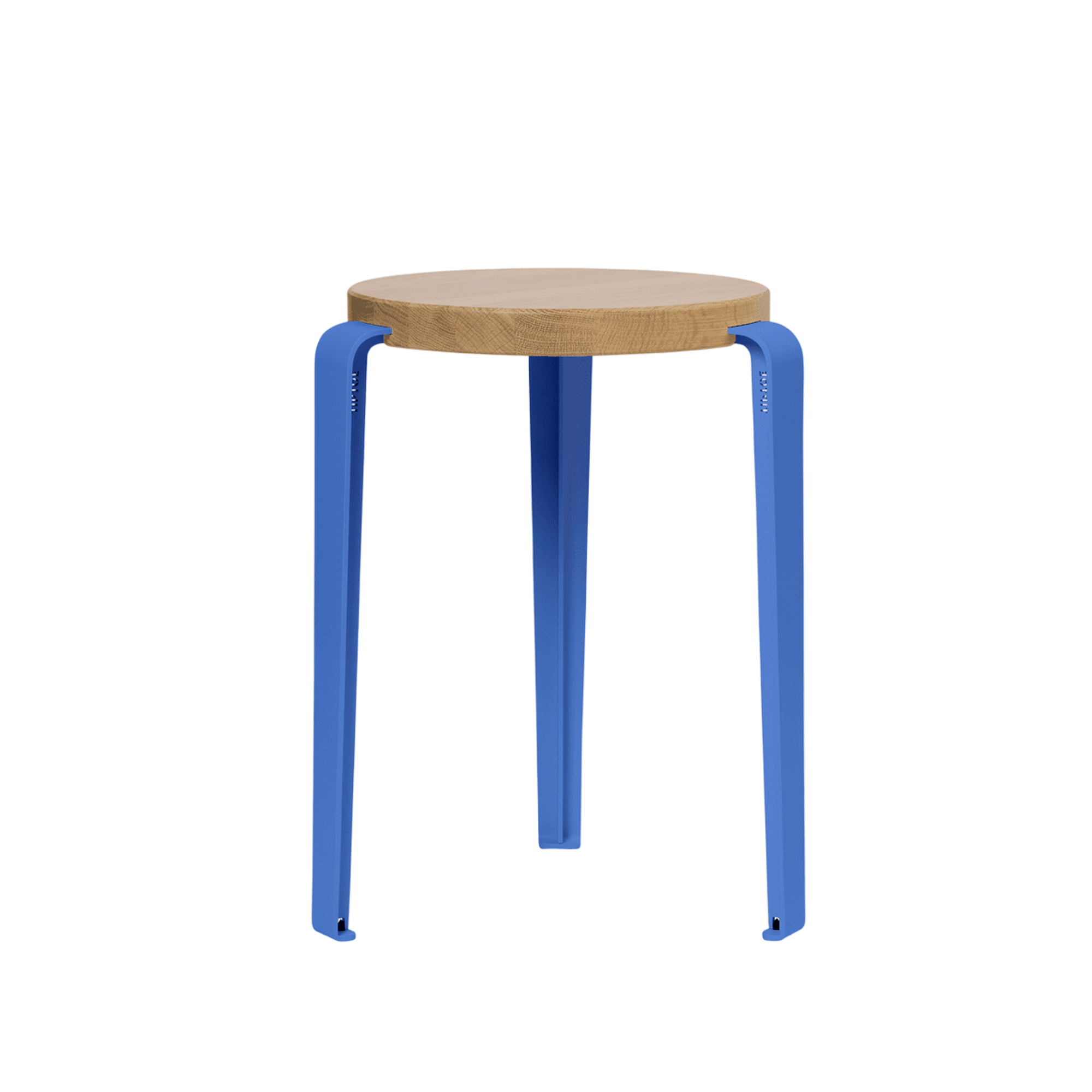 Sgabello TipToe LOU Rovere/Blu Azzurro