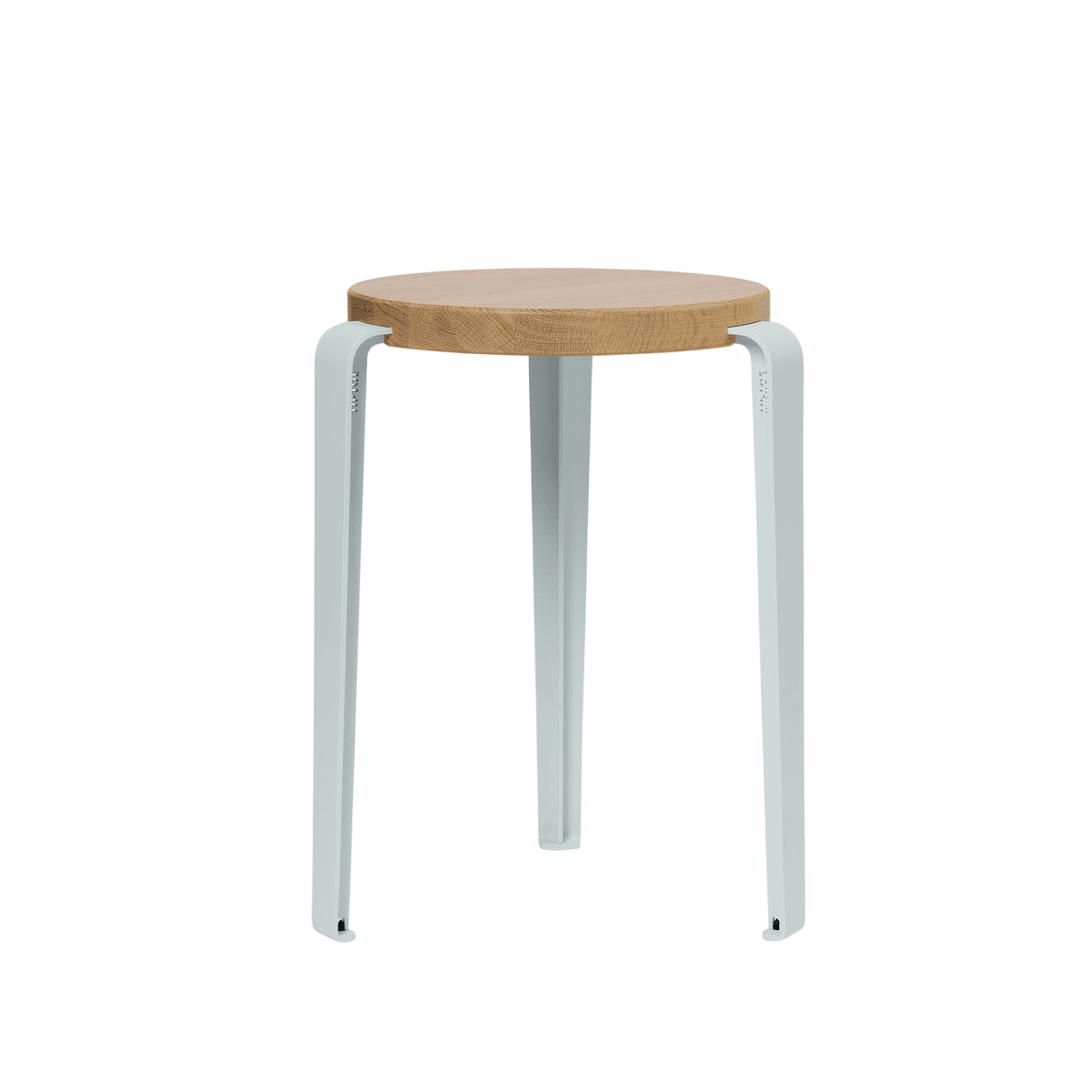 Sgabello TipToe LOU Rovere/Blu pallido