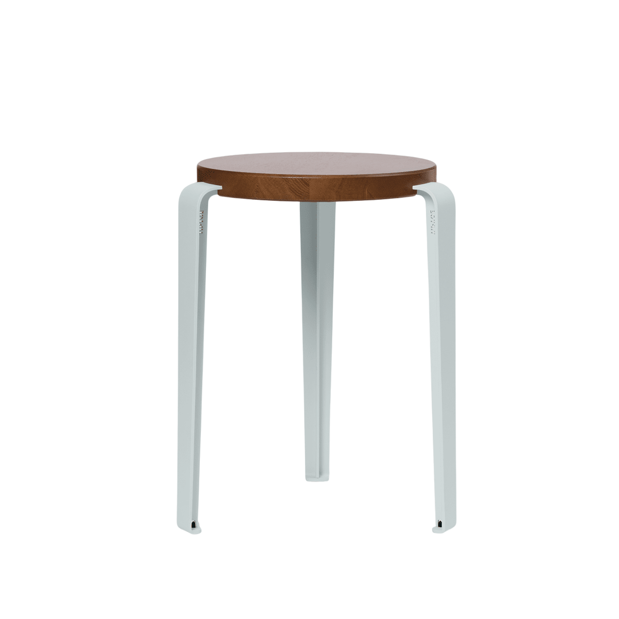 TipToe LOU Stool Stained Oak/Pale Blue