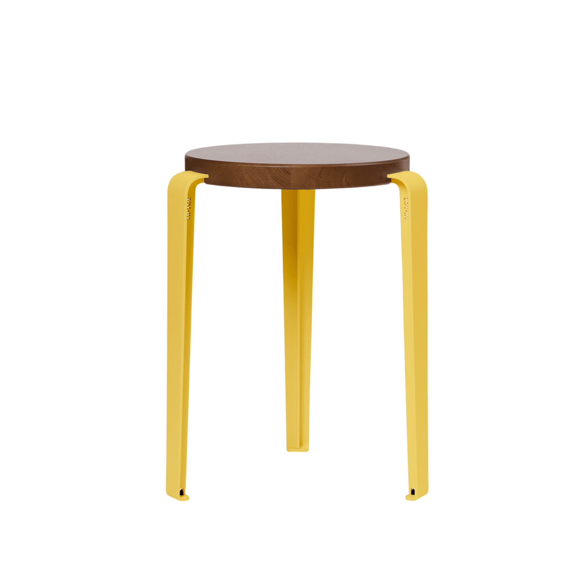 TipToe LOU Stool Stained Oak/Brioche Yellow