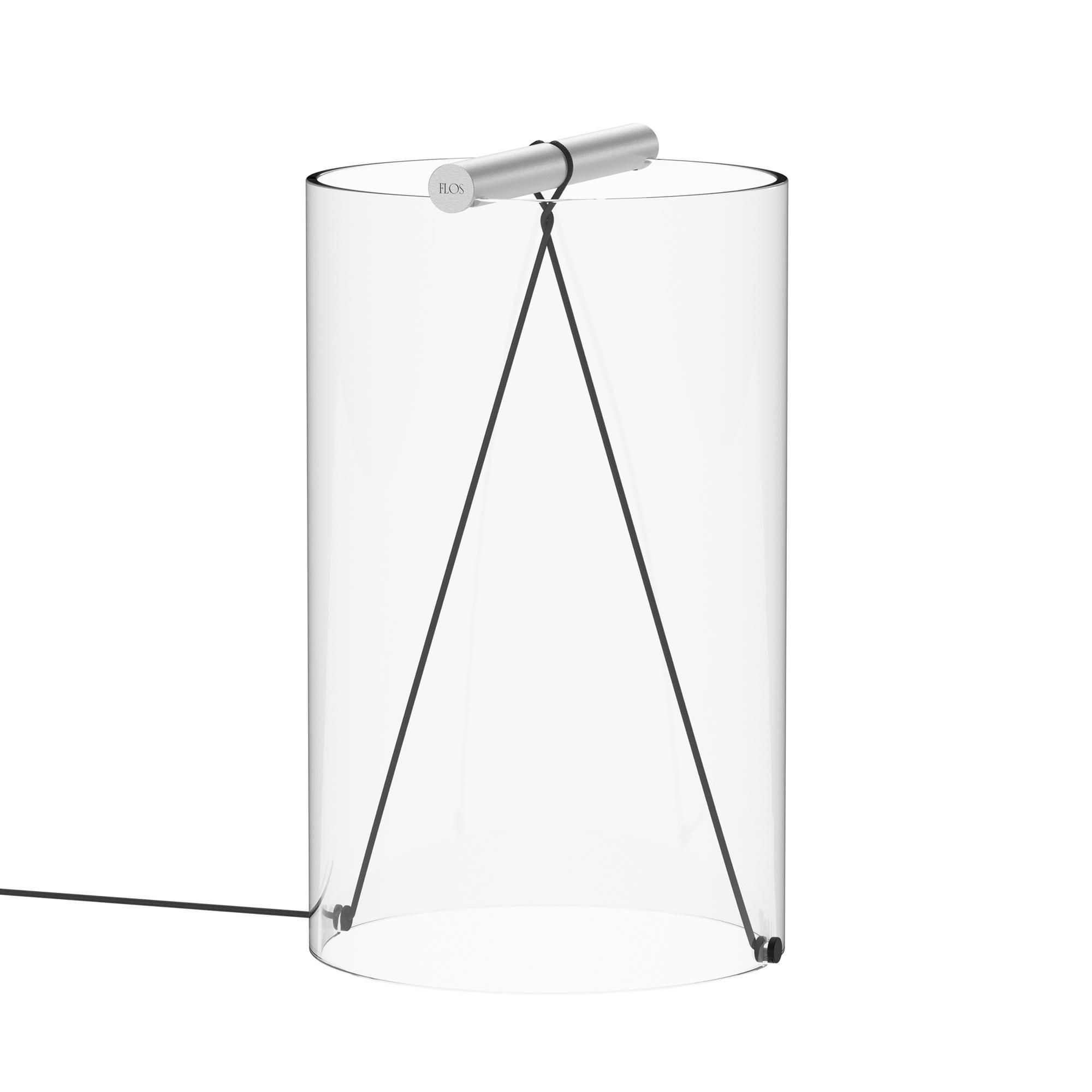 Flos To-Tie T2 Table Lamp Anodised Aluminum