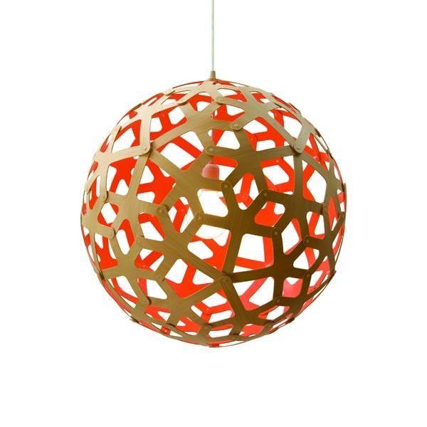 David Trubridge Suspension Corail Ø40 Rouge