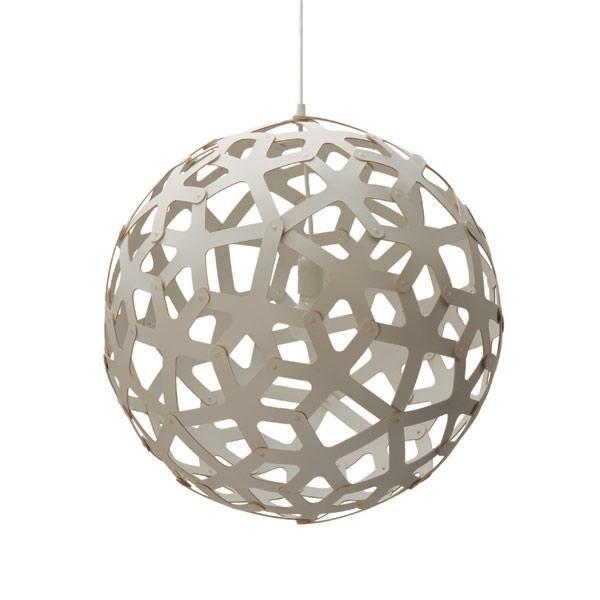 David Trubridge Coral Ø60 White/ White Pendant