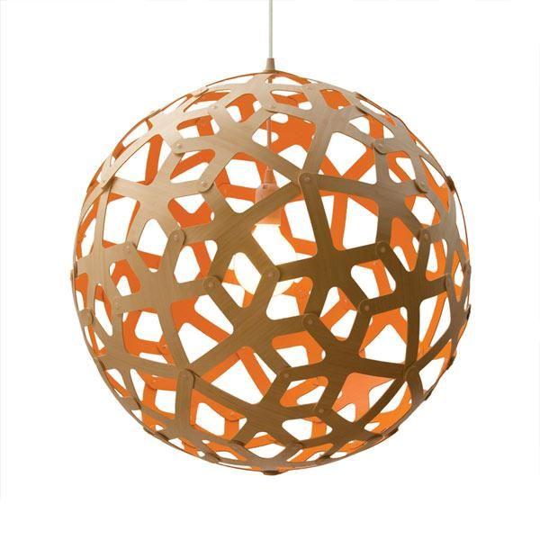 David Trubridge Coral Ø80 Orange Pendel